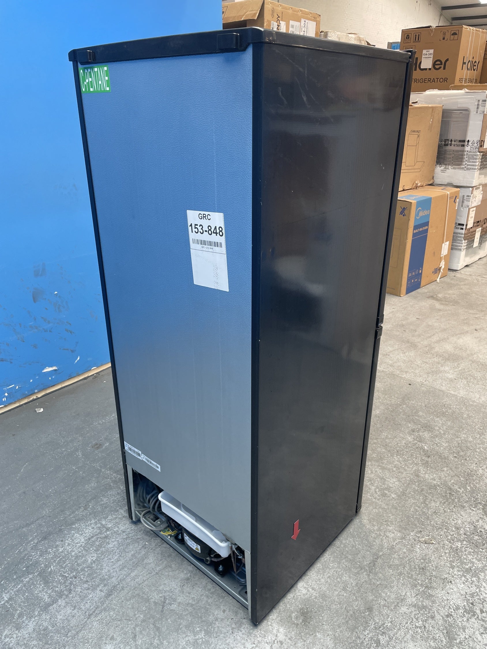 #GRC-153-848 - Candy CCH1S513EBK 185 Litre Combi Fridge Freezer
