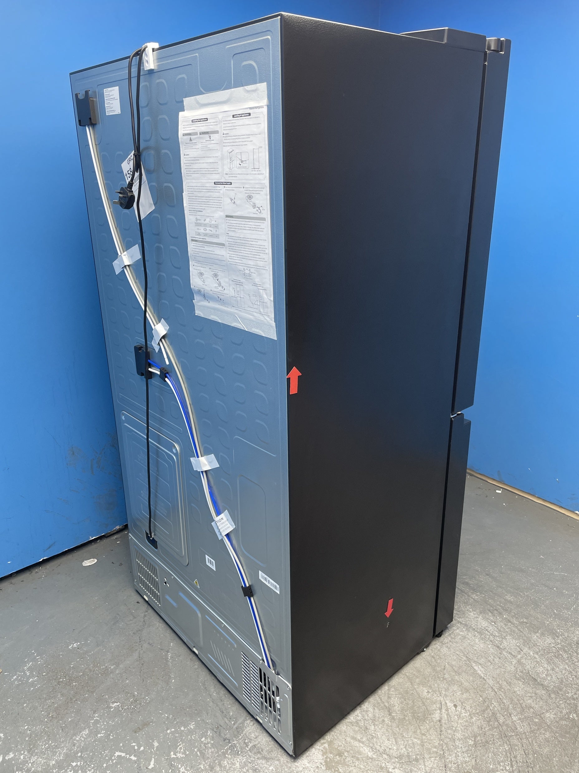 #GRC-158-124 - Hisense PureFlat RQ760N4IFE American Style Fridge Freezer