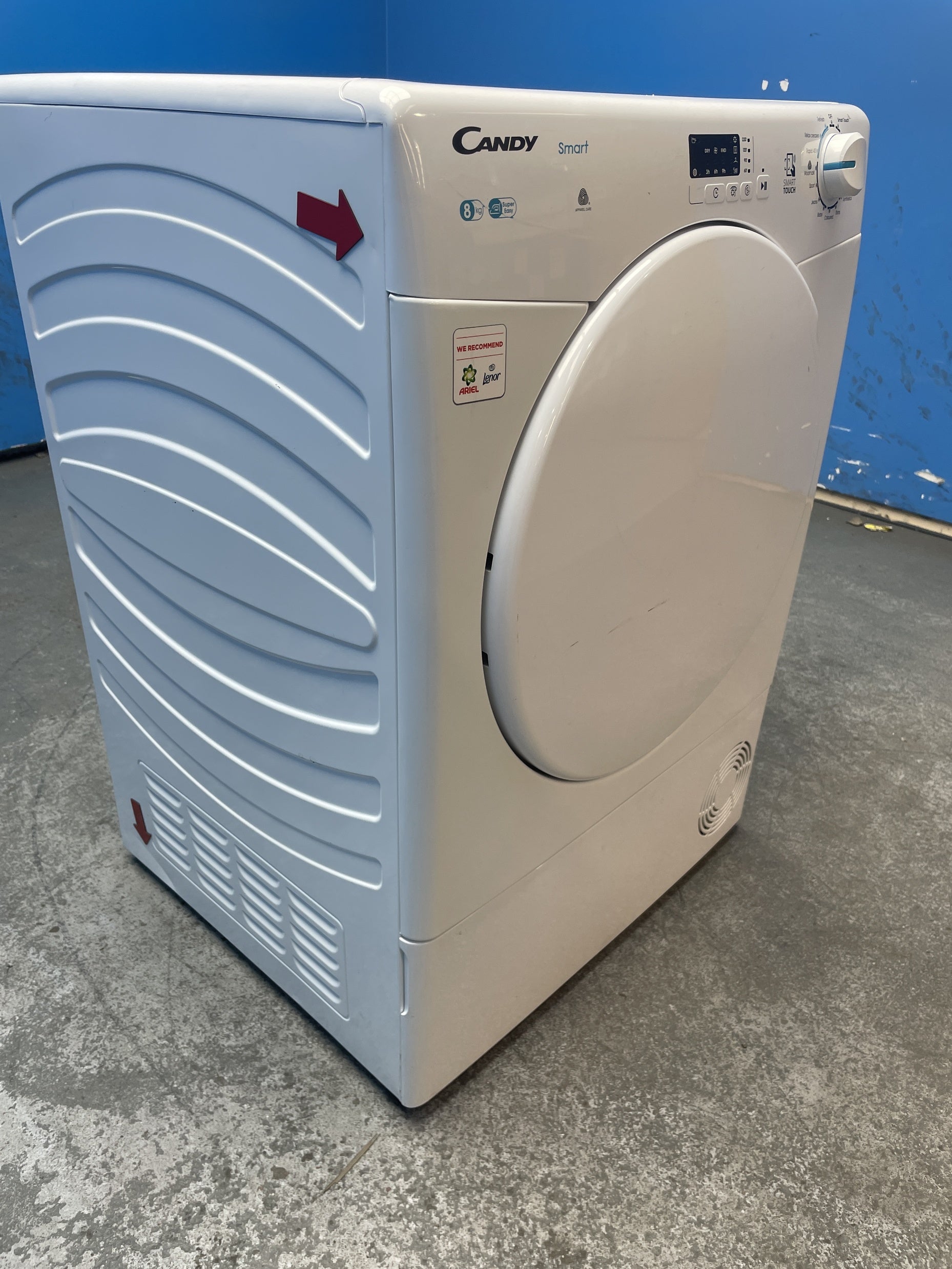 #GRC-156-183 - Candy KSEC8LF 8kg Smart Condenser Tumble Dryer