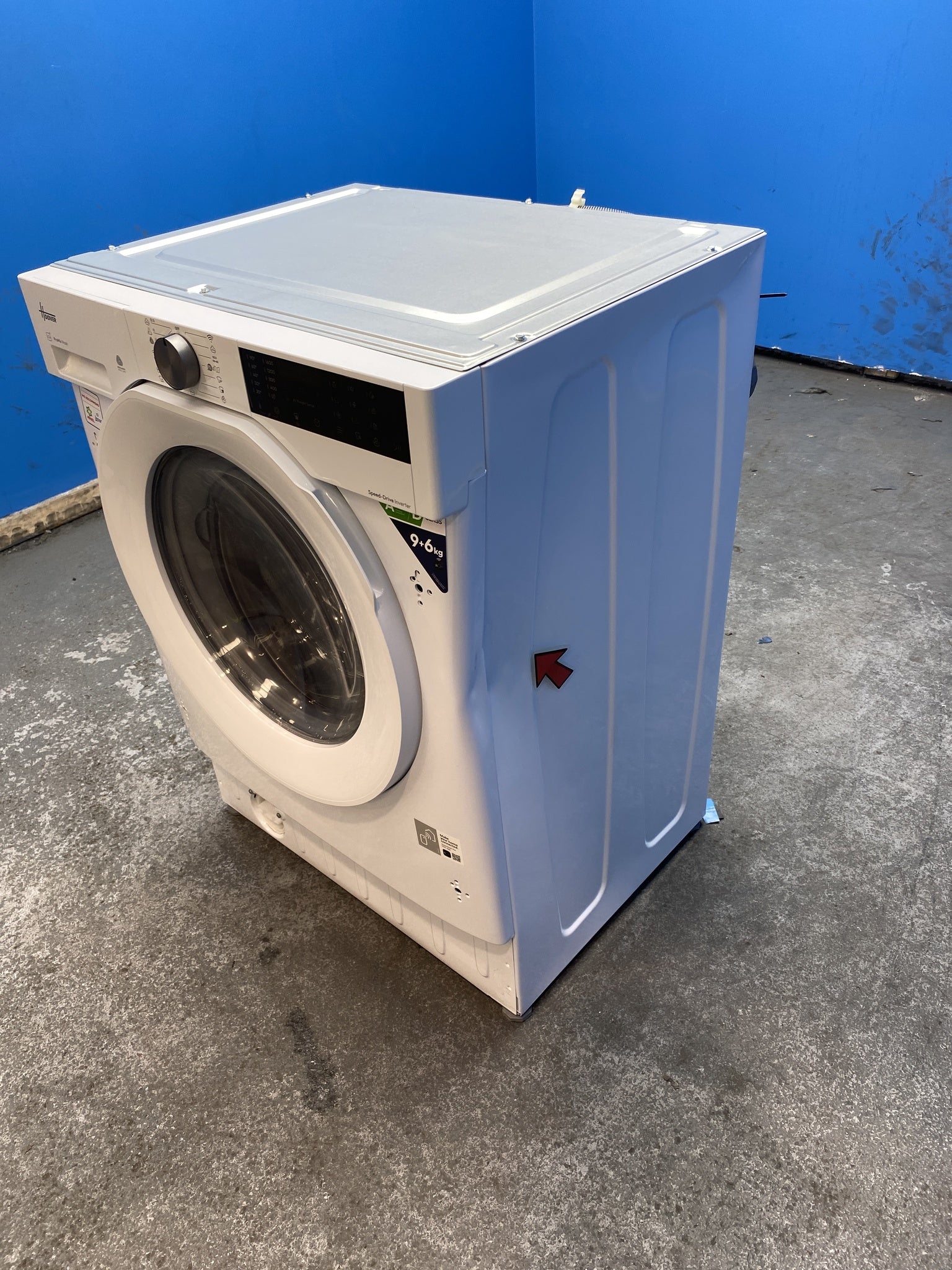 #GRC-156-940 - Hoover BH4S696M6D9-80 9/6kg 1600rpm Integrated Washer Dryer