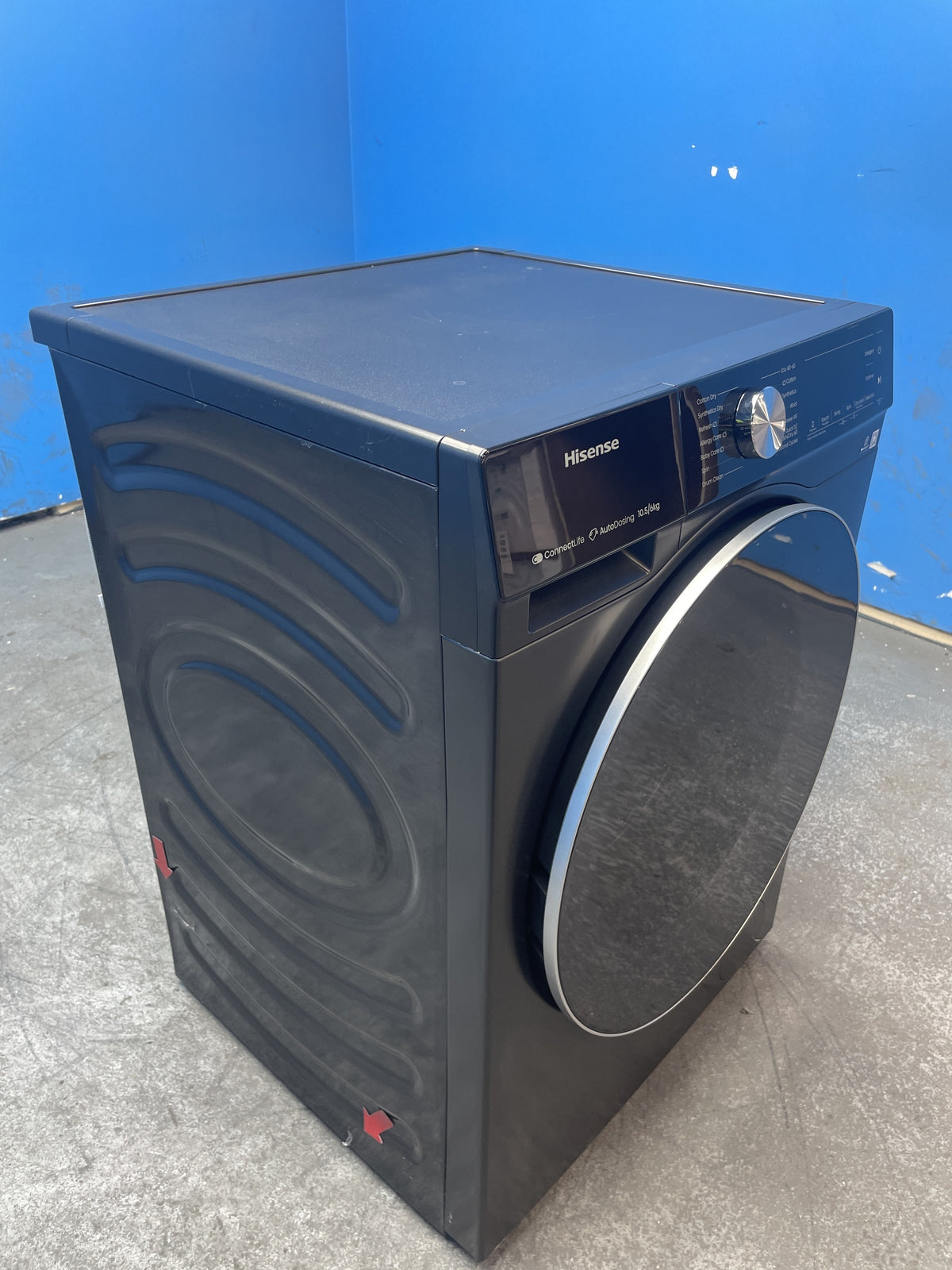 #GRC-163-220 - Hisense WD5S1045BB 10.5/6kg 1400rpm Auto Dosing Washer Dryer