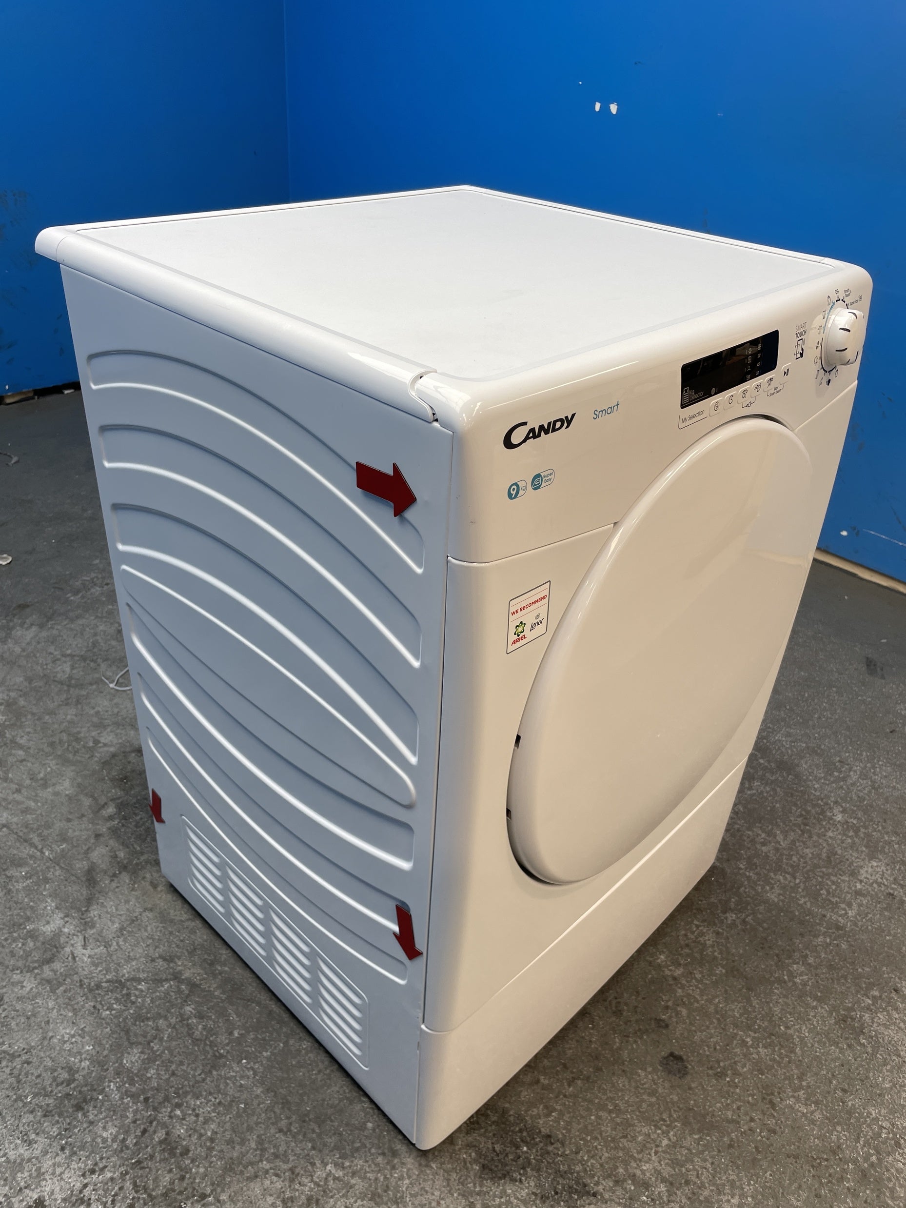 #GRC-160-386 - Candy CSE V9DF-80 9kg Vented Smart Tumble Dryer