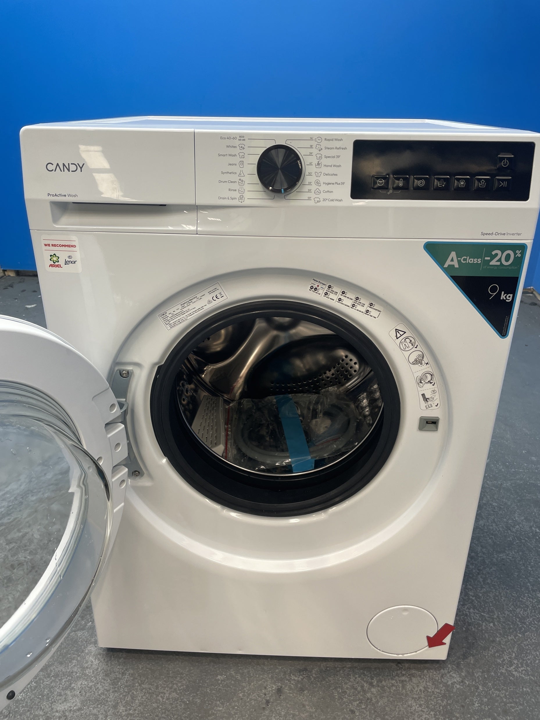 #GRC-158-383 - Candy Quick Pro GD 498-80 9kg 1400rpm Washing Machine