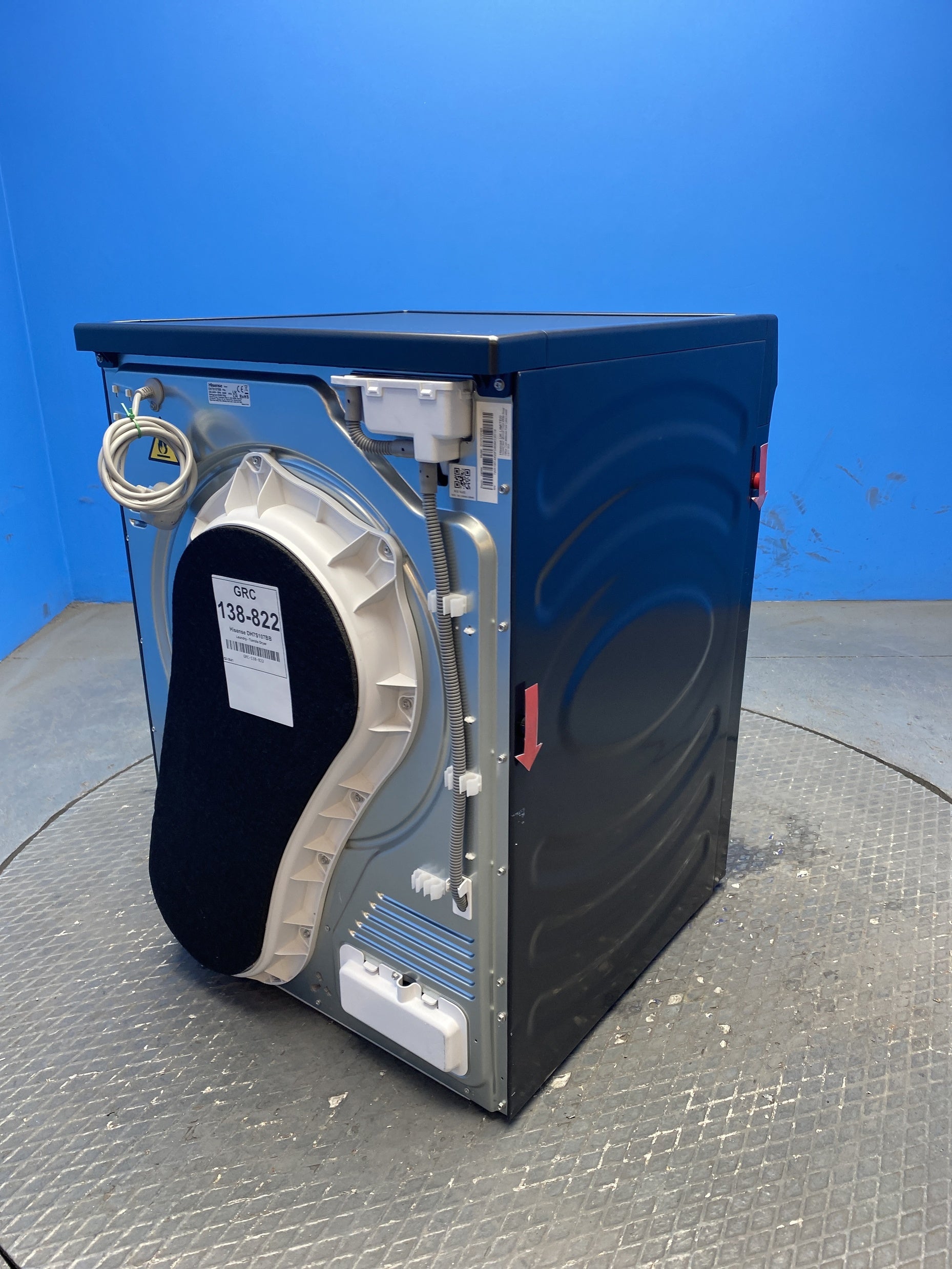 Hisense DH7S107BB 7S Series 10kg Heat Pump Tumble Dryer