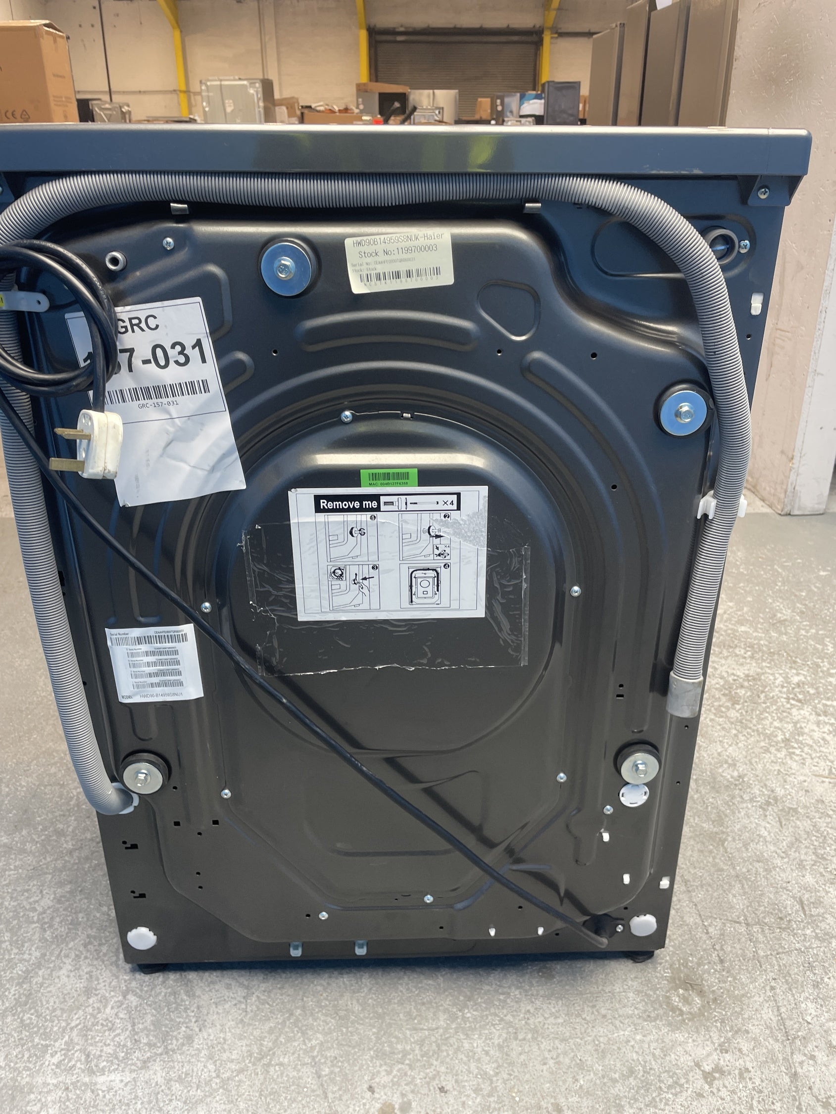 #GRC-157-031 - Haier HWD90-B14959S8NU1 I-Pro Series 5 9/6kg Washer Dryer