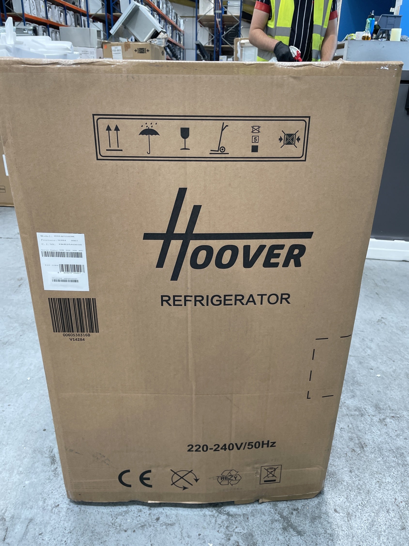 #GRC-157-391 - Hoover H-FRIDGE 300 HONLQ2S58EWK Under Counter Larder Fridge