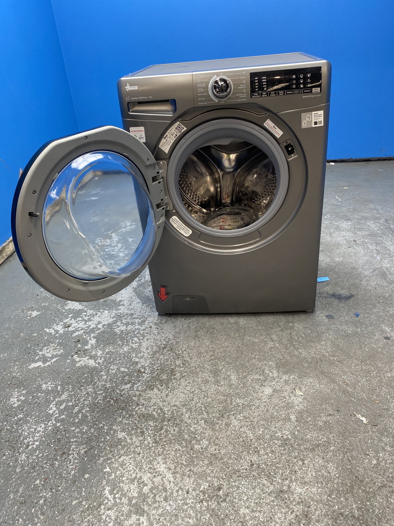 #GRC-156-068 - Hoover H3WPS496TAMBR680 9kg 1400 Spin Washing Machine