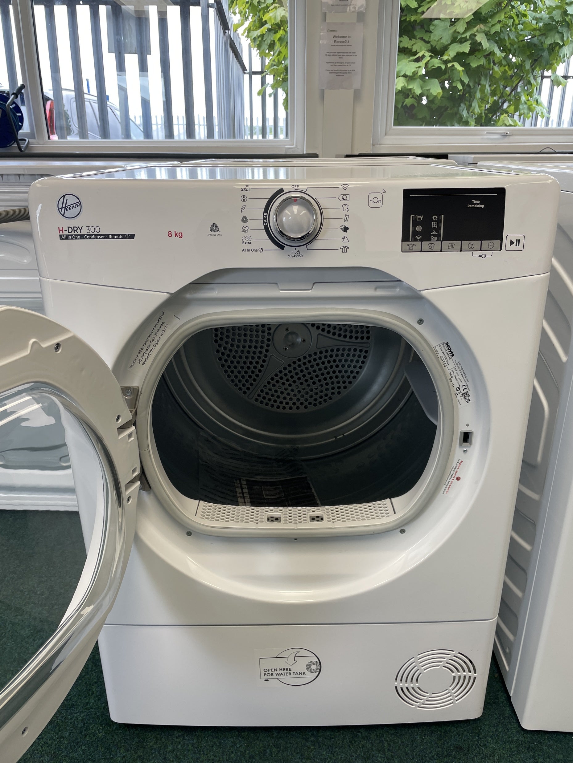 #GRC-153-549 - Hoover HLEC8DG 8kg Condenser Tumble Dryer
