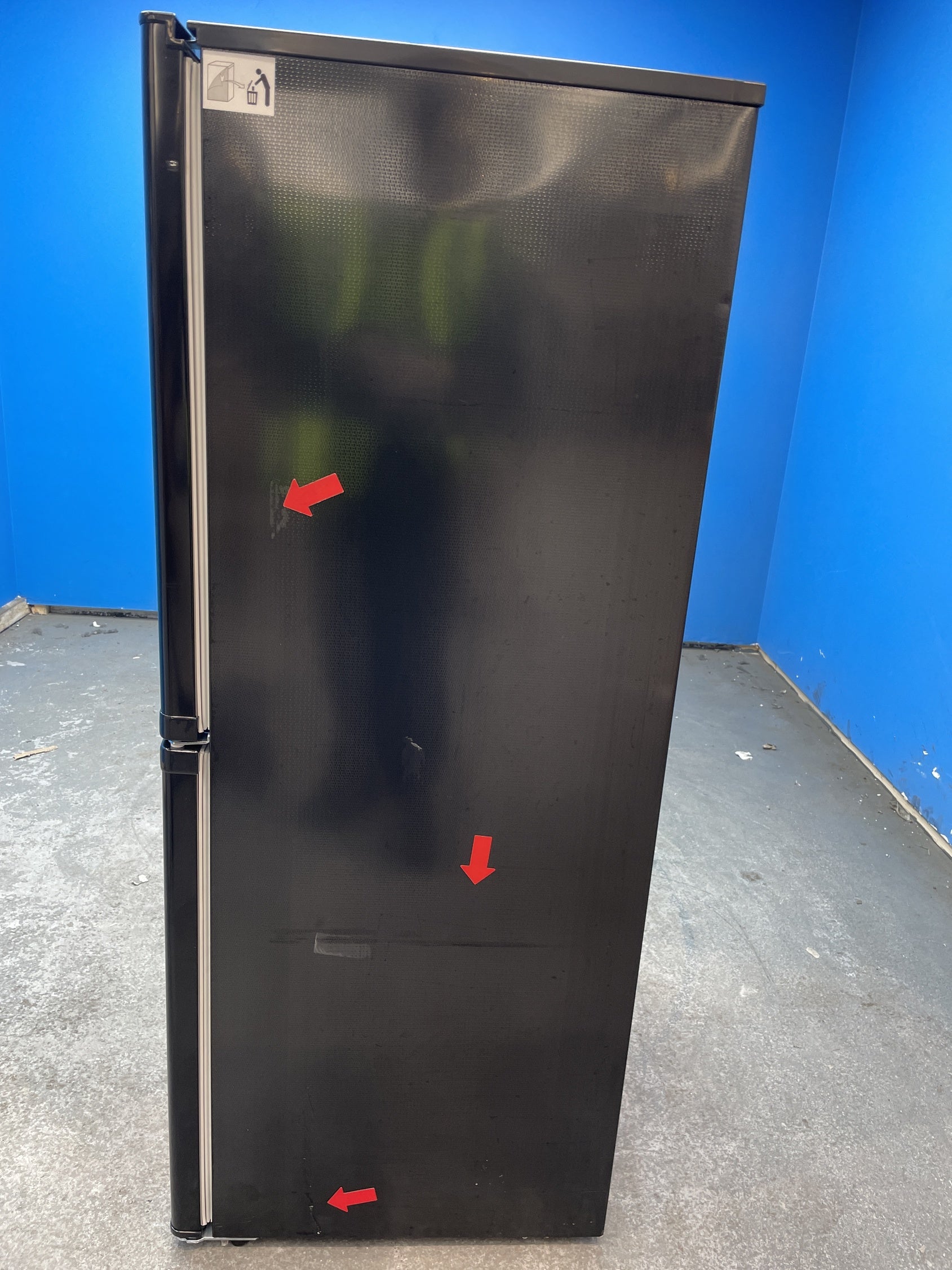 #GRC-157-394 - Candy CCH1S513EBK 185 Litre Combi Fridge Freezer