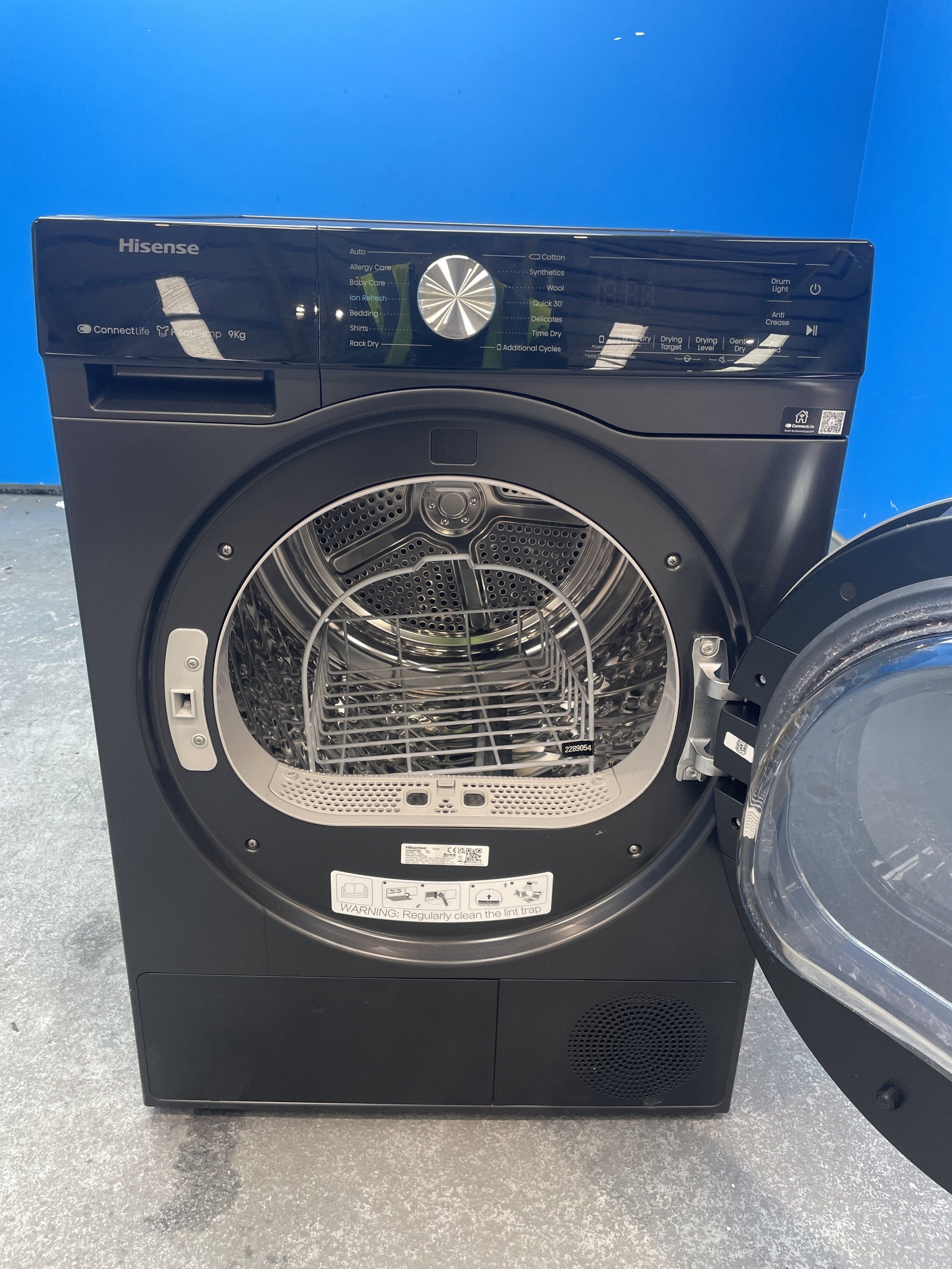 #GRC-157-207 - Hisense DH5S902BB 9kg Heat Pump Tumble Dryer