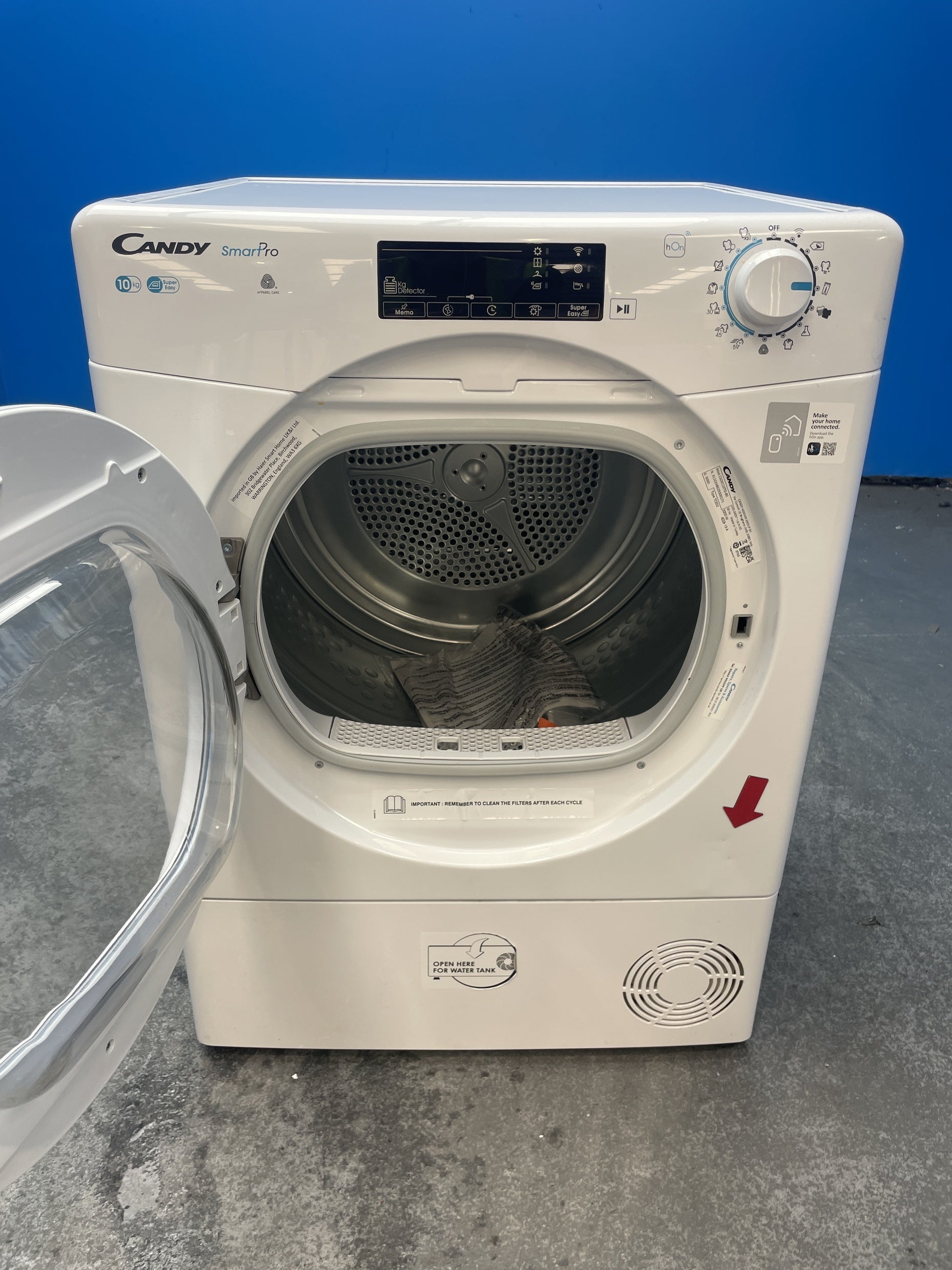 #GRC-158-613 - Candy Smart Pro CSOE C10TG 10kg Condenser Tumble Dryer