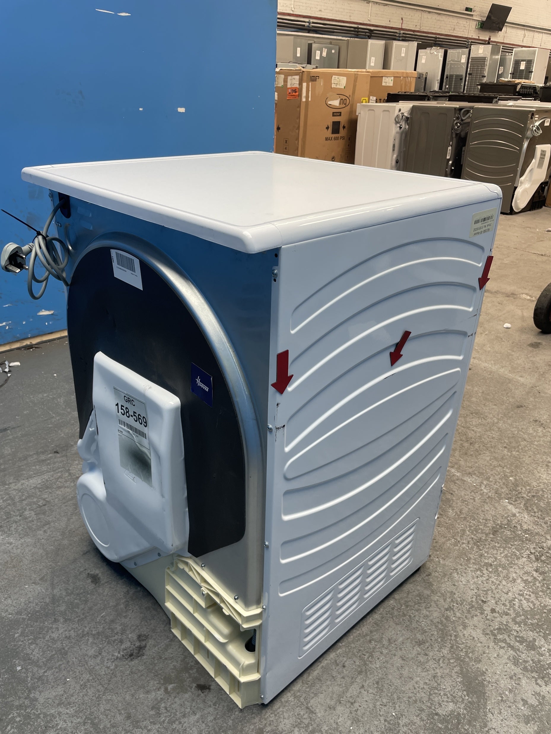#GRC-158-569 - Hoover HLEC9DE 9kg Condenser Tumble Dryer