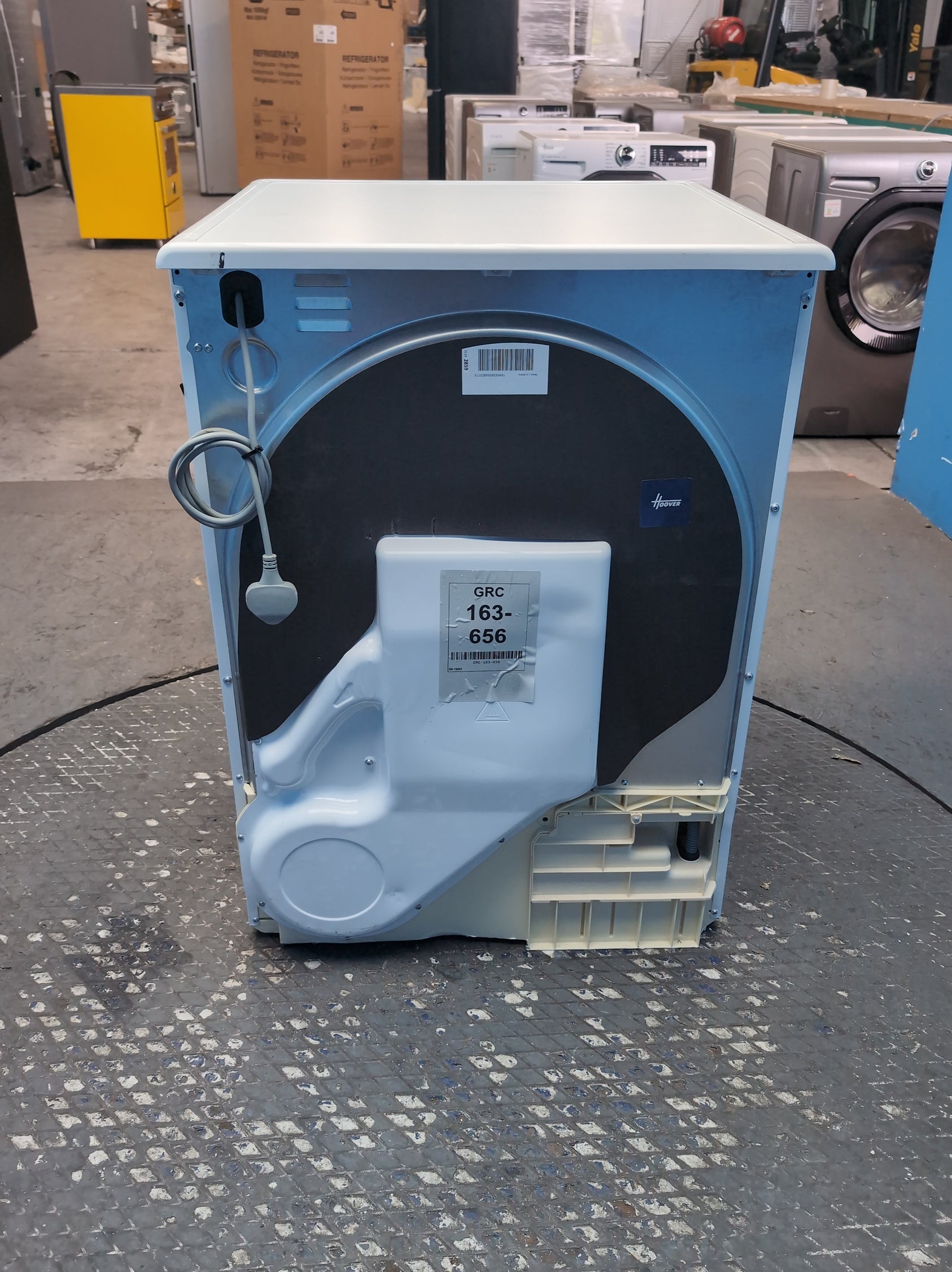 #GRC-163-656 - Hoover 10kg Condenser Tumble Dryer – Sensor Drying, White, B Energy Rating