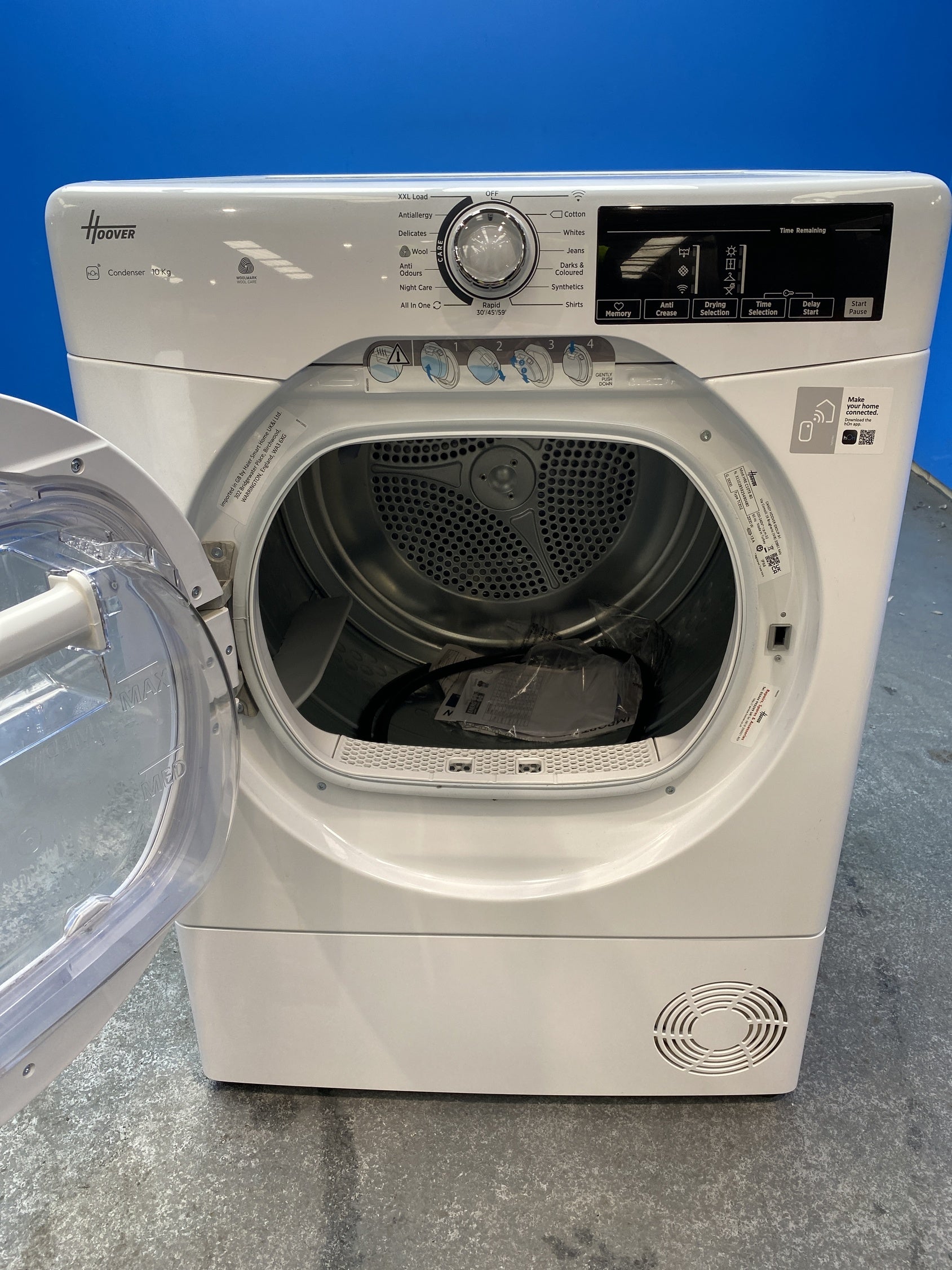 #GRC-157-343 - Hoover HRE C10TE-80 10kg Condenser Tumble Dryer