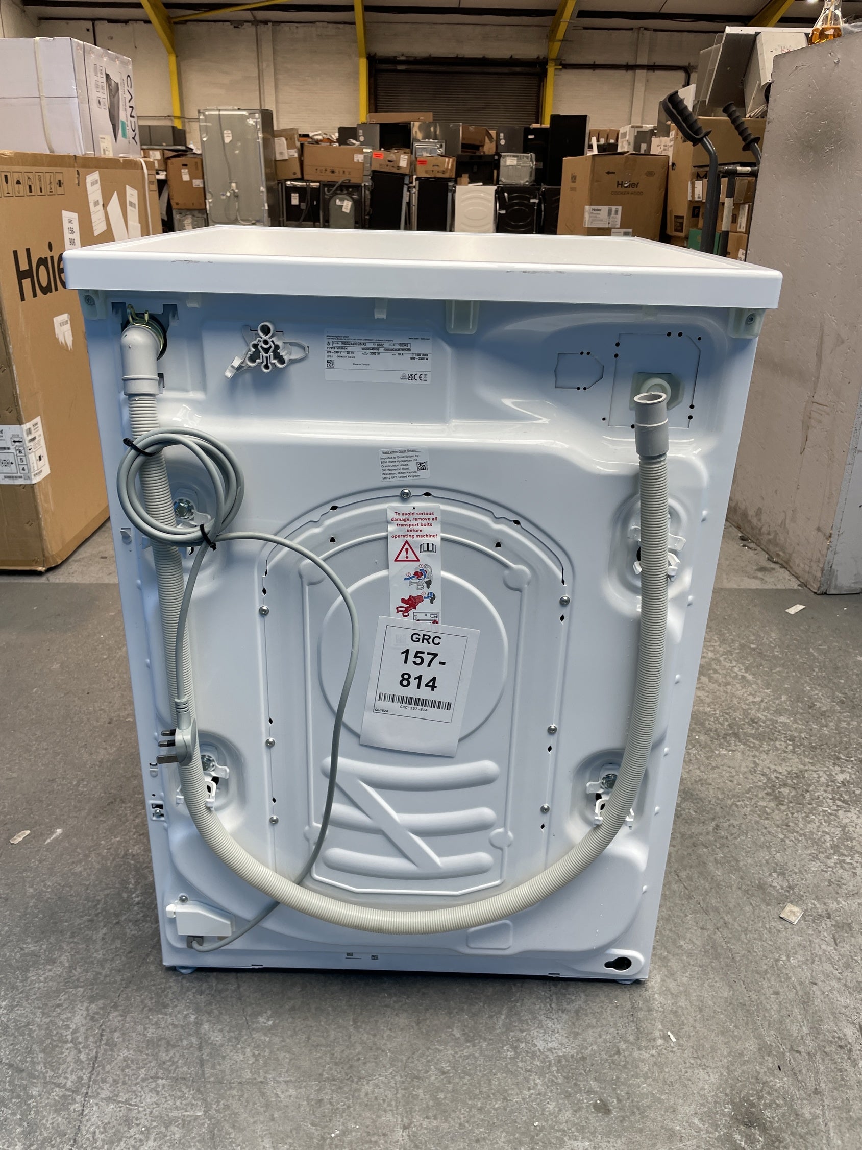 #GRC-157-814 - Bosch WGG24400GB Series 6 9kg 1400 Spin Washing Machine