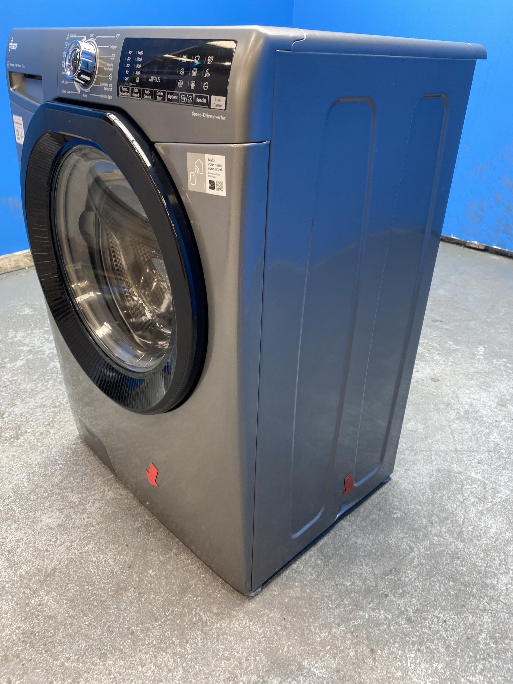 #GRC-157-284 - Hoover H3WPS496TAMBR680 9kg 1400 Spin Washing Machine