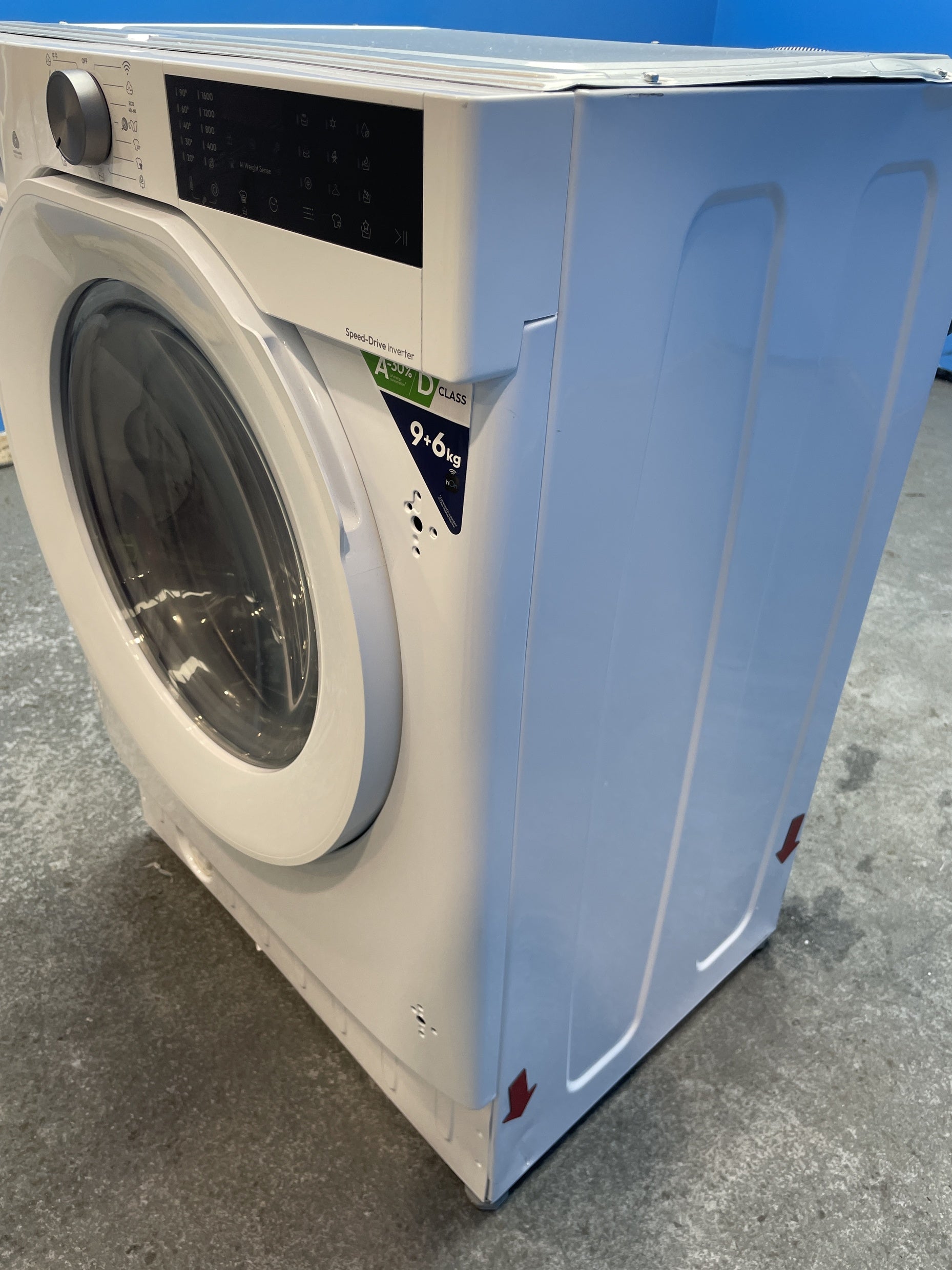 #GRC-156-885 - Hoover BH4S696M6D9-80 9/6kg 1600rpm Integrated Washer Dryer