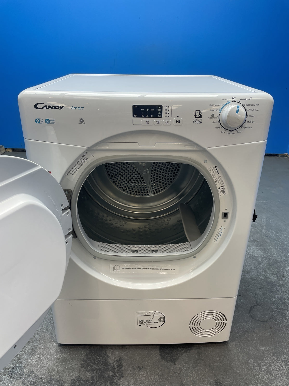 #GRC-163-138 - Candy CSEC9LF-80 9kg Vented Tumble Dryer
