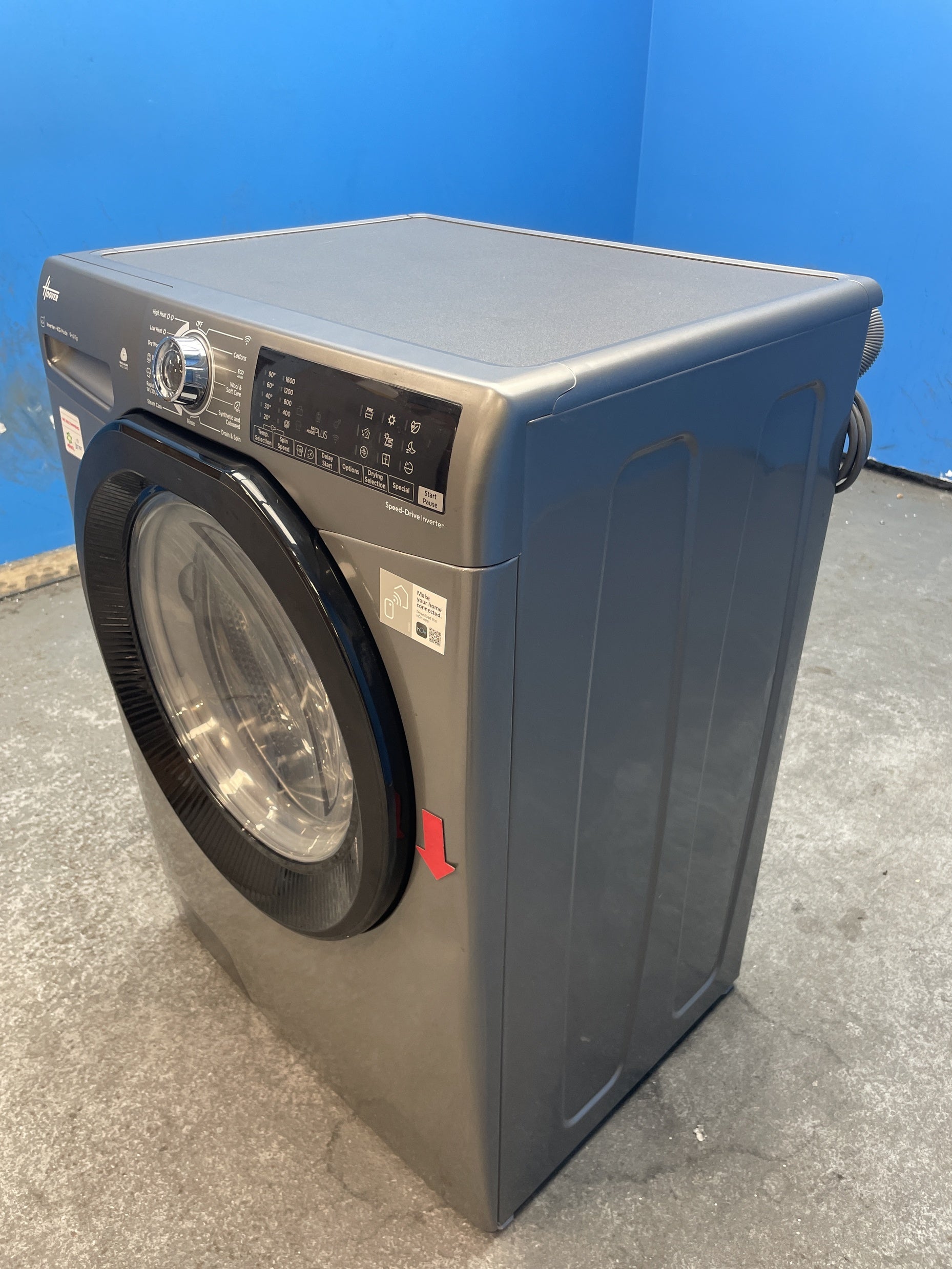 #GRC-160-015 - Hoover H3DPS6966TAMBR 9/6kg 1400 Spin Washer Dryer