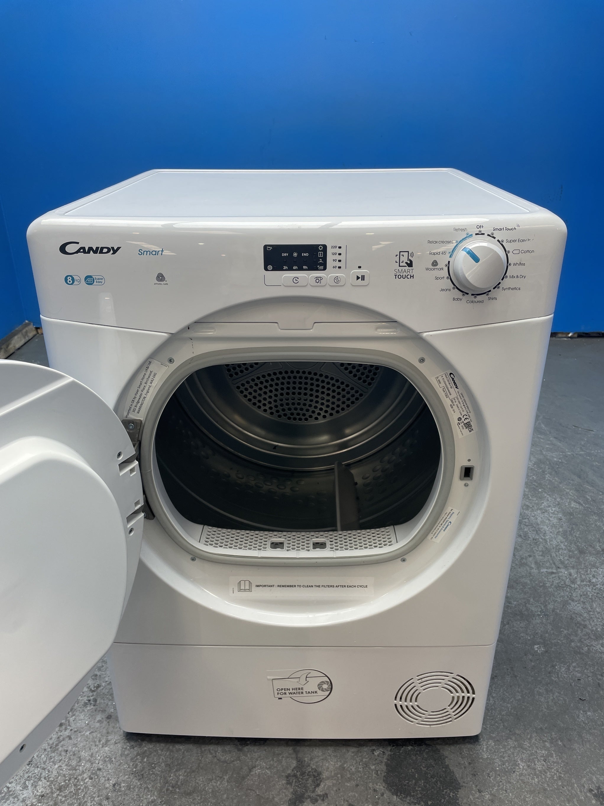 #GRC-161-918 - Candy Smart CSEC8LF-80 8kg Condenser Tumble Dryer
