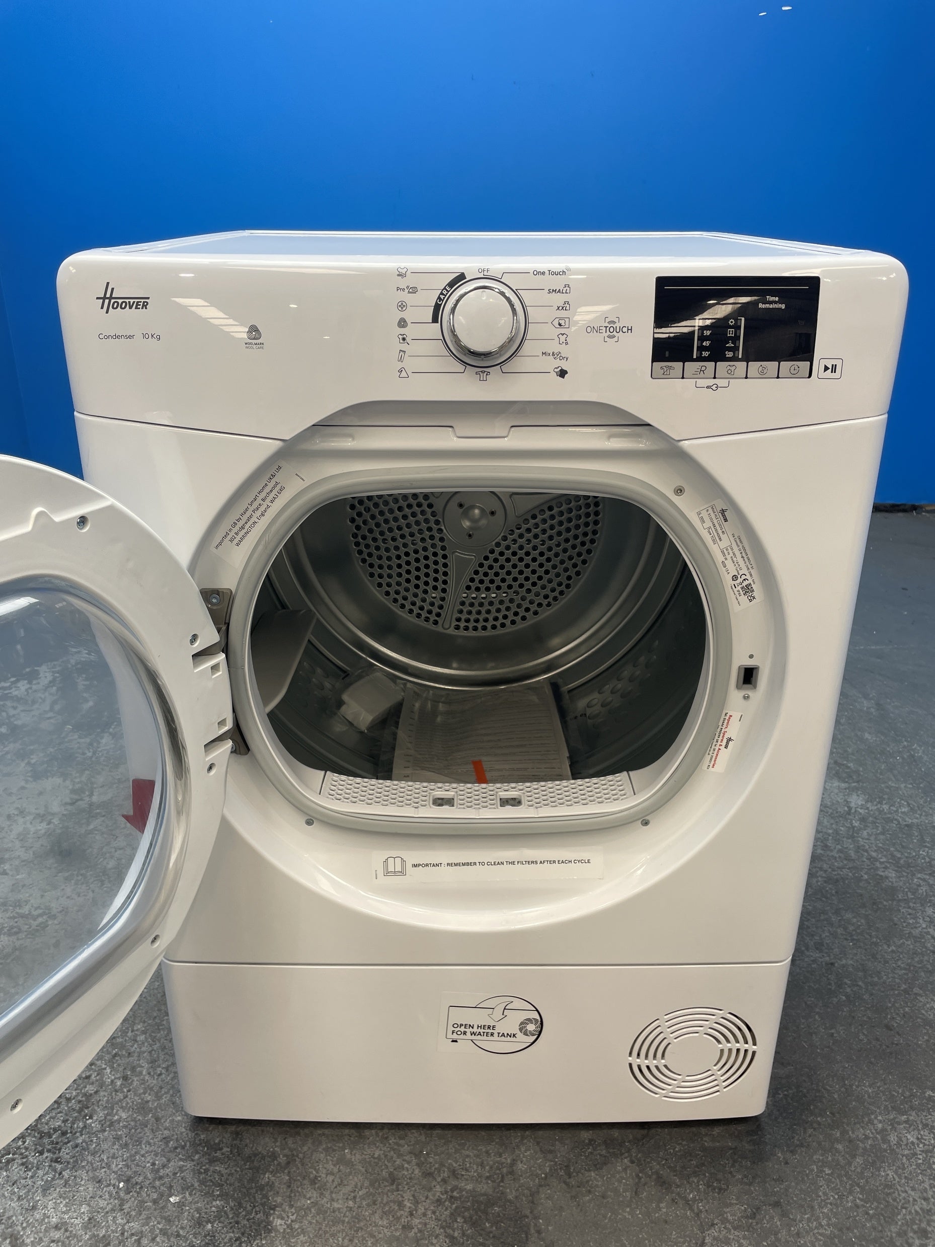 #GRC-159-723 - Hoover HLEC10DG 10kg Condenser Tumble Dryer