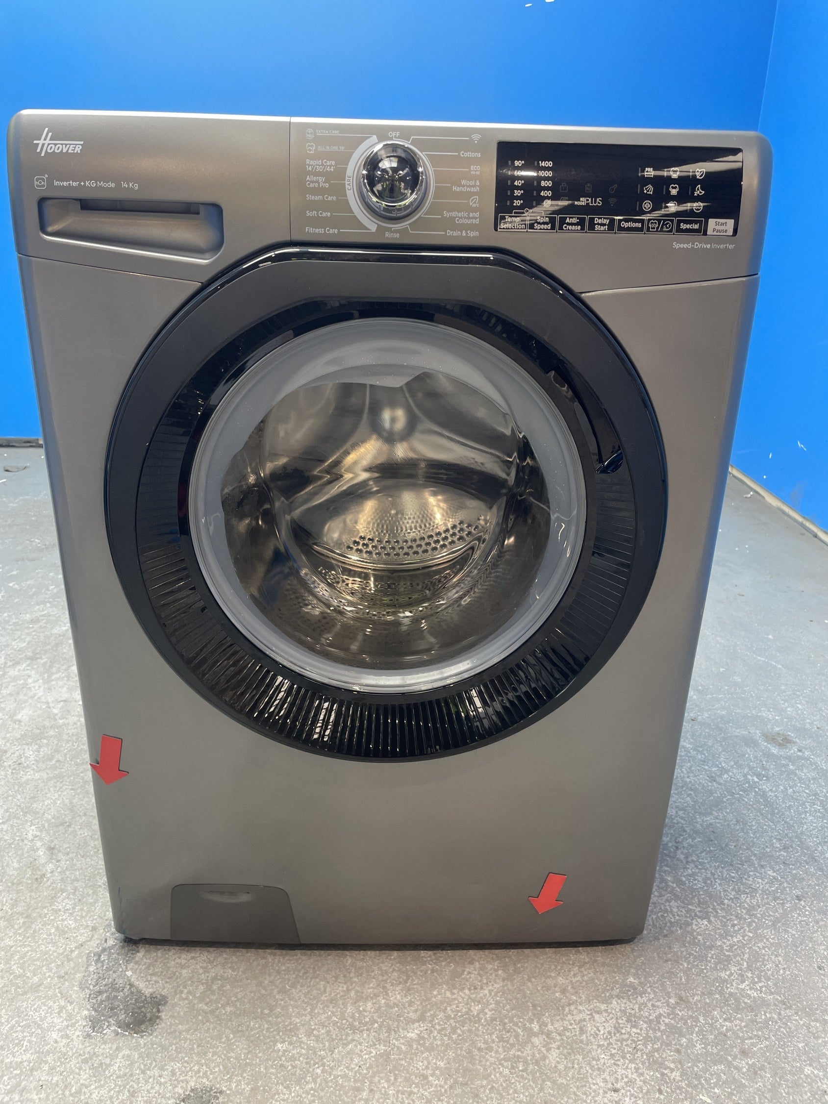 #GRC-158-347 - Hoover H3WPS4146TAMBR 14kg 1400rpm Wi-Fi Washing Machine