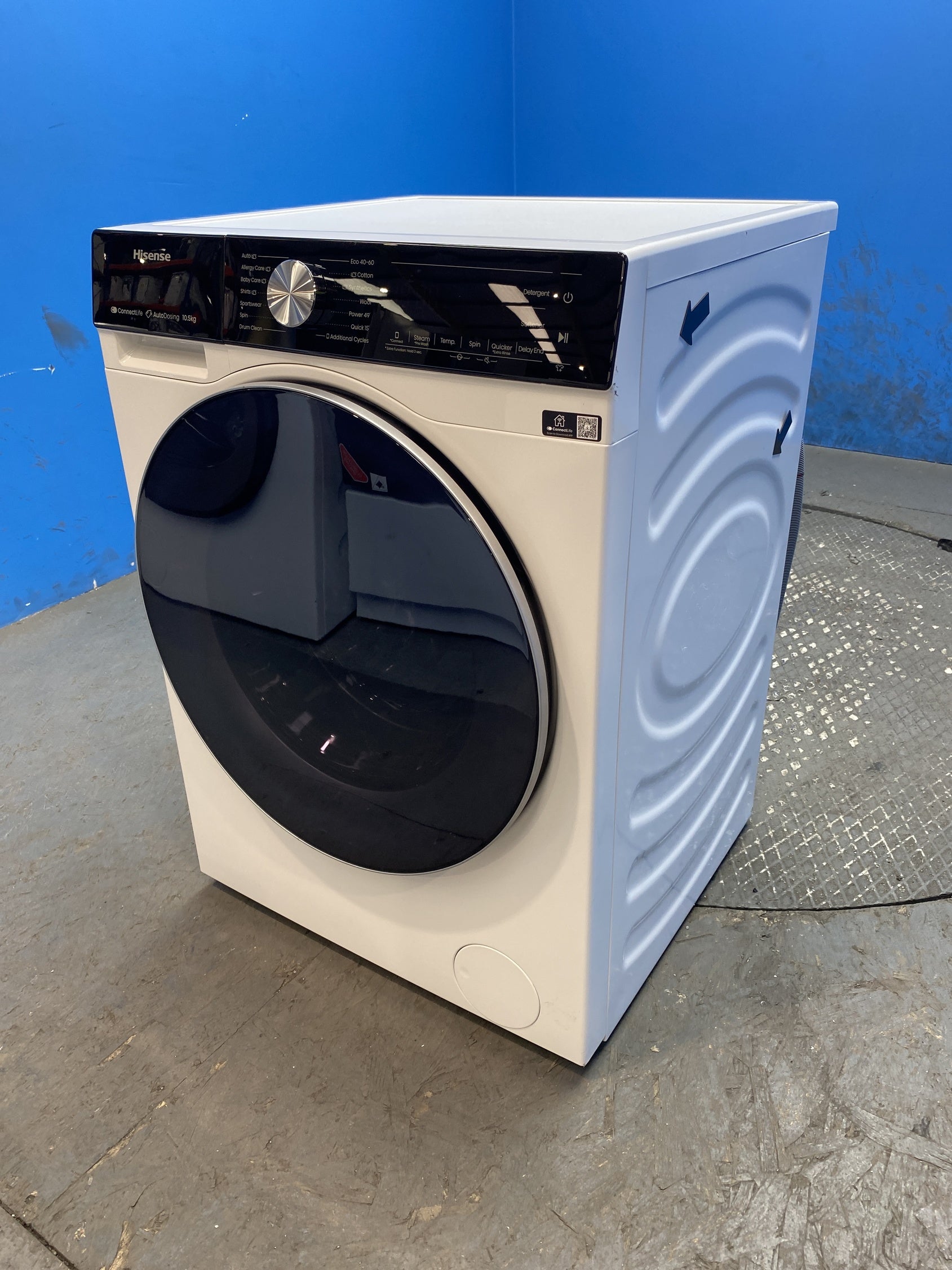 #GRC-157-480 - Hisense WF5S1045BW 10.5kg 1400rpm Auto Dosing Washing Machine