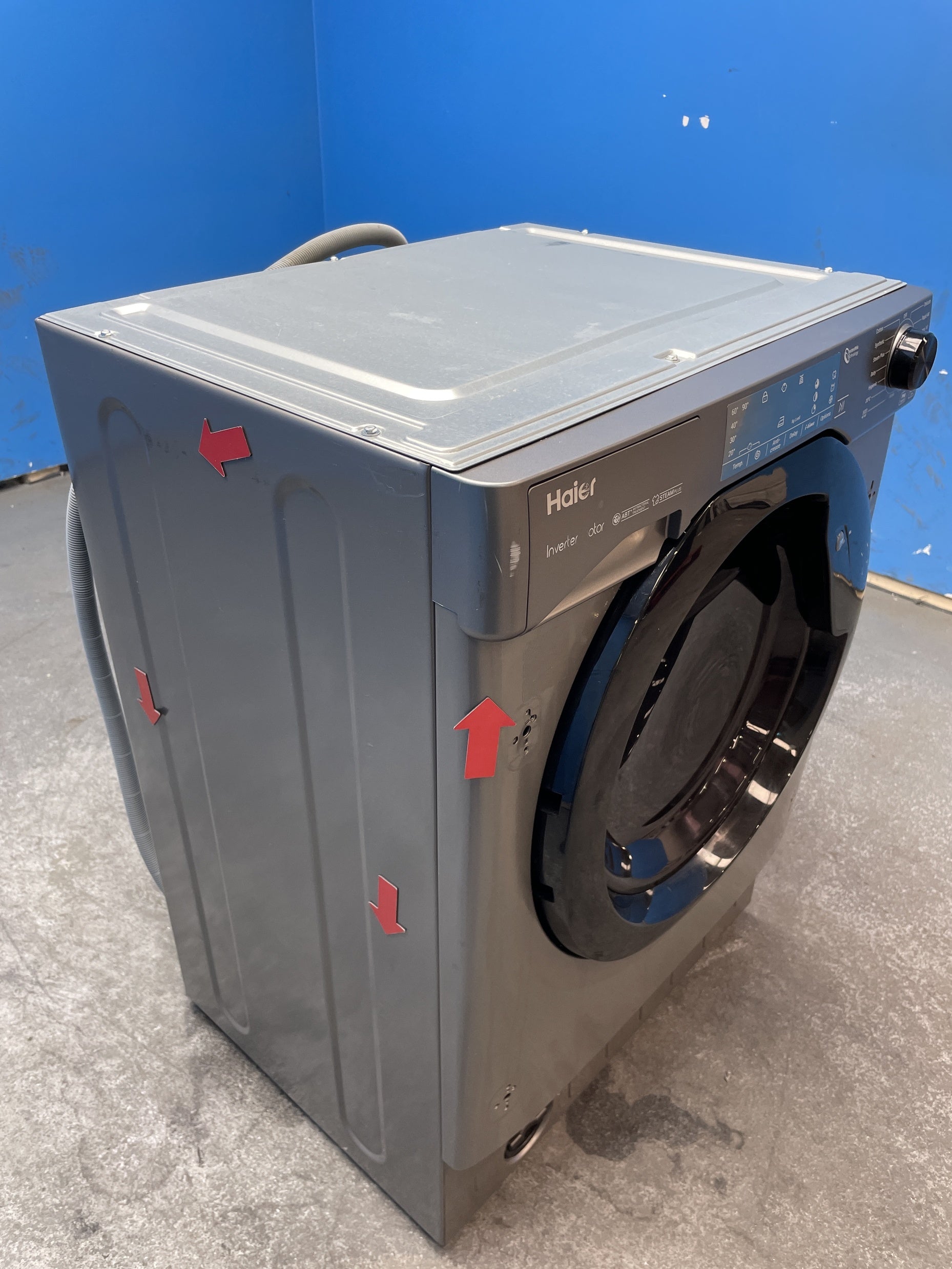 #GRC-160-342 - Haier HWQ90B416FWBR Series 4 Integrated 9kg 1600 Spin Washing Machine