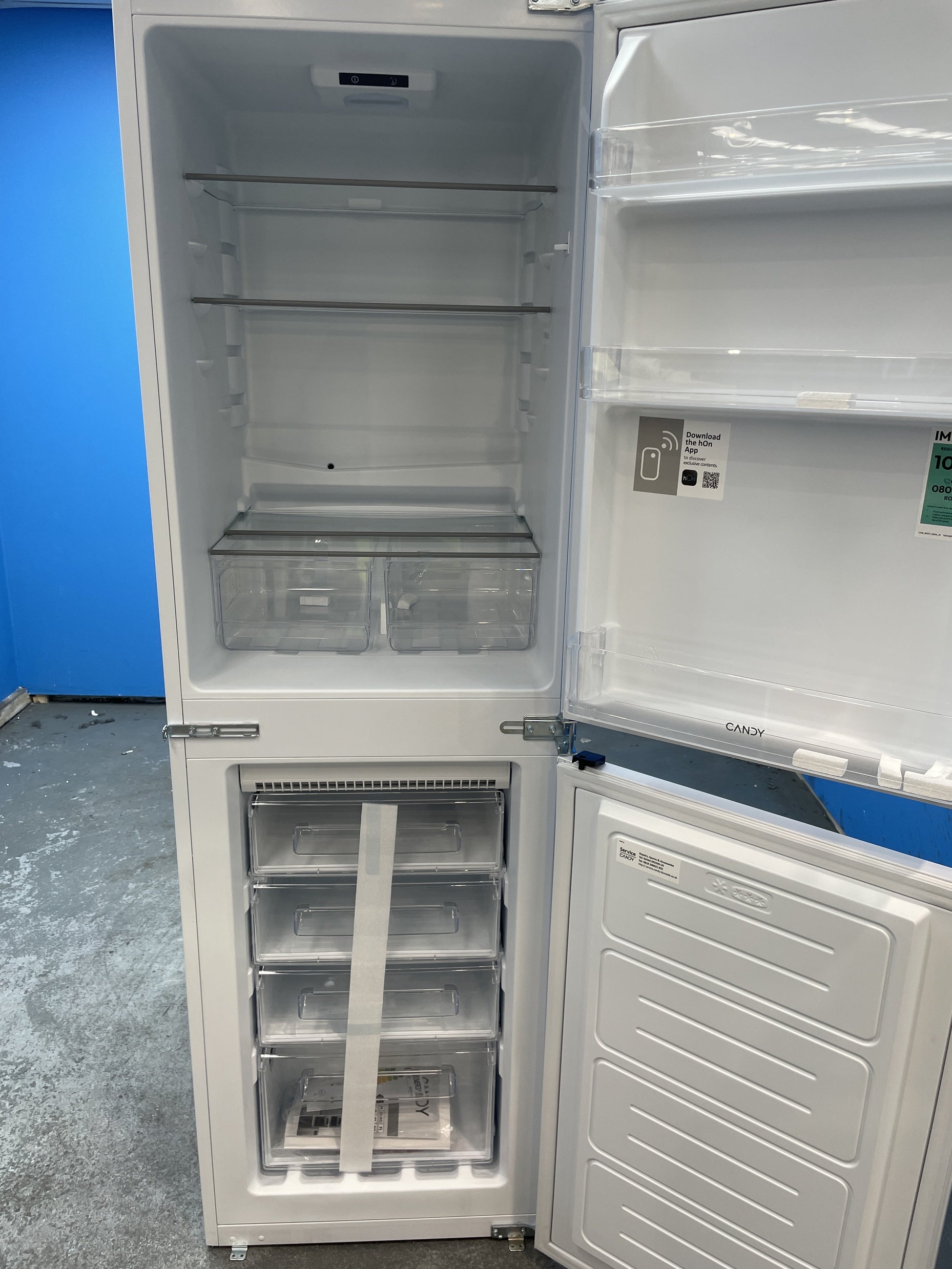 #GRC-156-951 - Candy CB50N518EK 228 Litre Combi Fridge Freezer