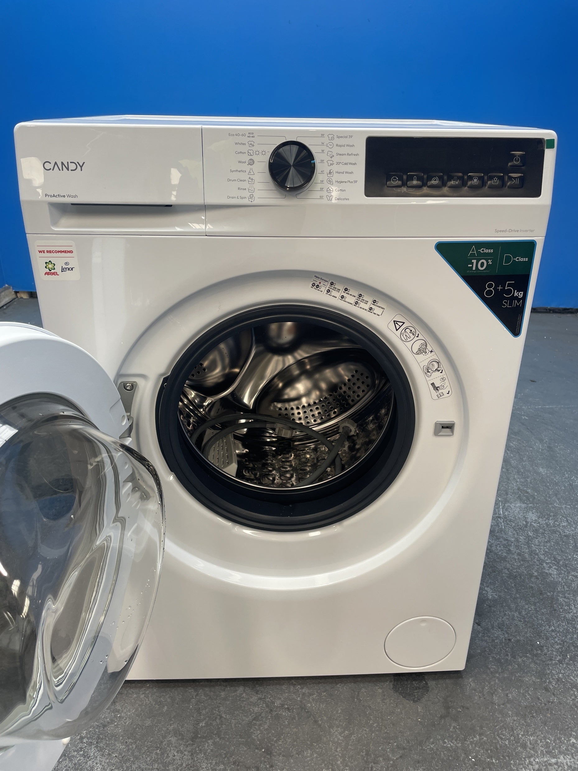 #GRC-160-079 - Candy Quick Pro GWD 485S6-80 8kg/5kg 1400 Spin Washer Dryer