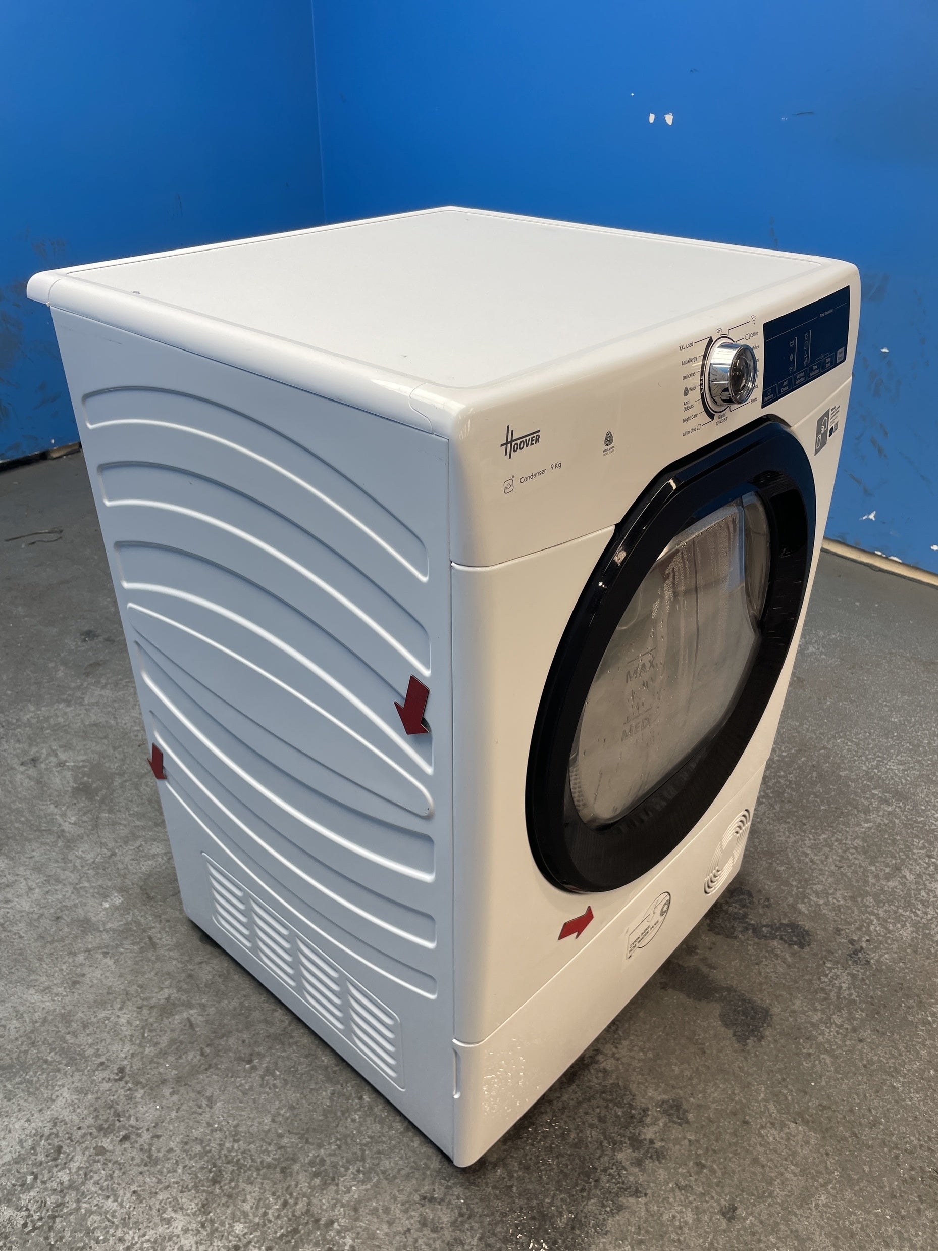 #GRC-163-107 - Hoover H-DRY 350 HRE C9TBE-80 9kg Condenser Tumble Dryer