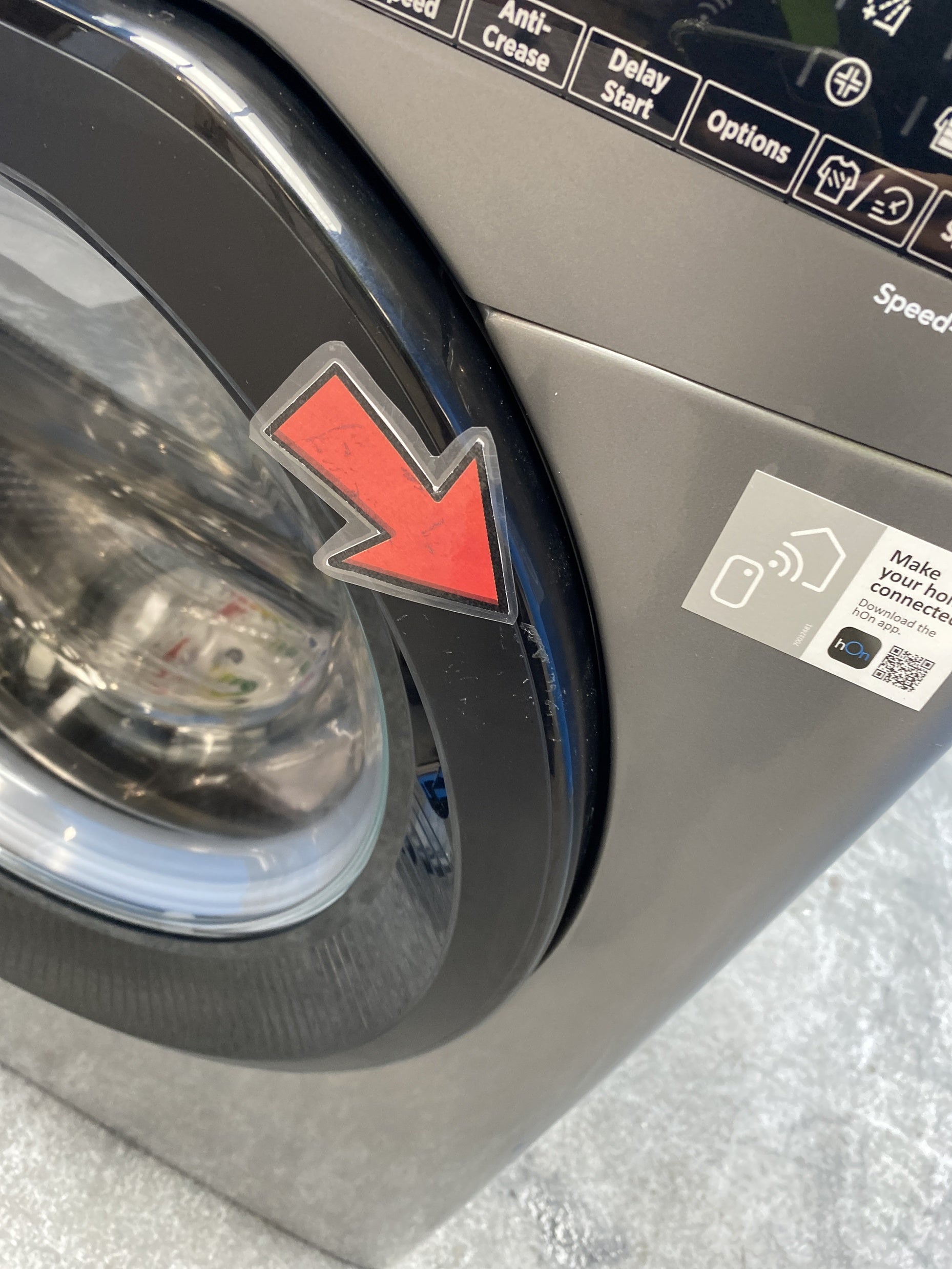 #GRC-156-068 - Hoover H3WPS496TAMBR680 9kg 1400 Spin Washing Machine