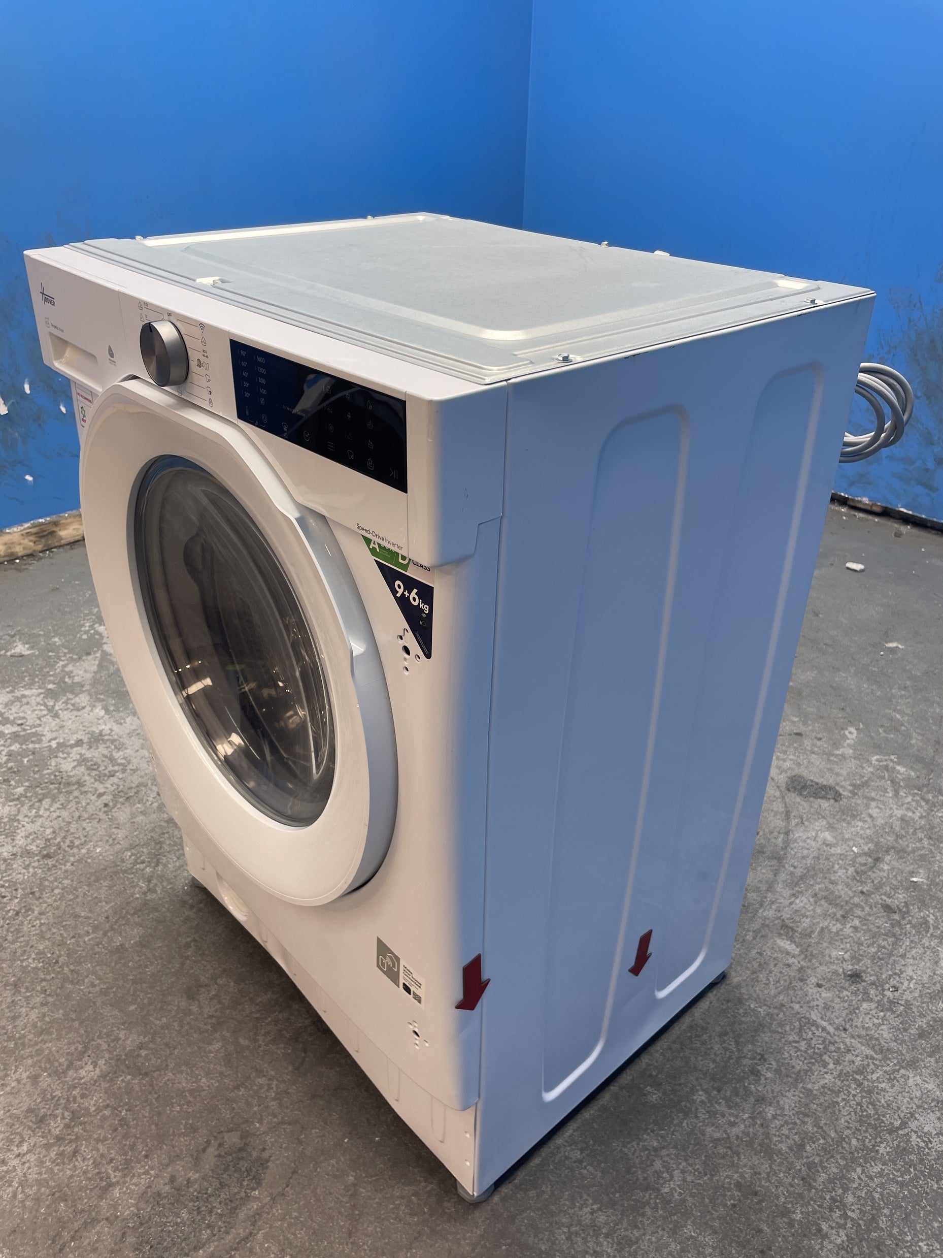 #GRC-159-704 - Hoover BH4S696M6D9-80 9/6kg 1600rpm Integrated Washer Dryer