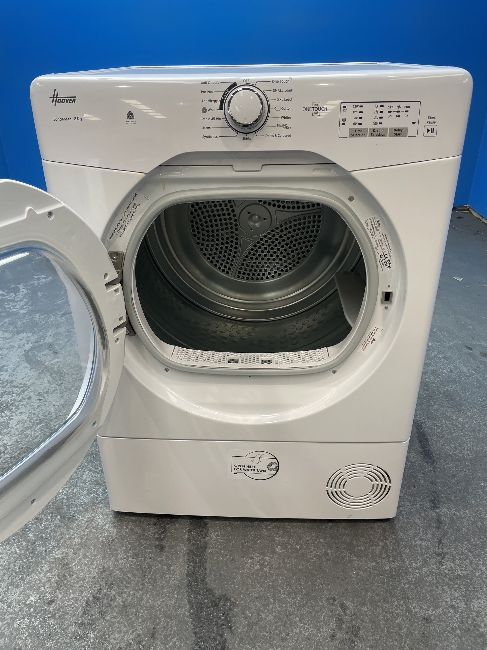 #GRC-157-357 - Hoover HLEC8LG 8kg Condenser Tumble Dryer