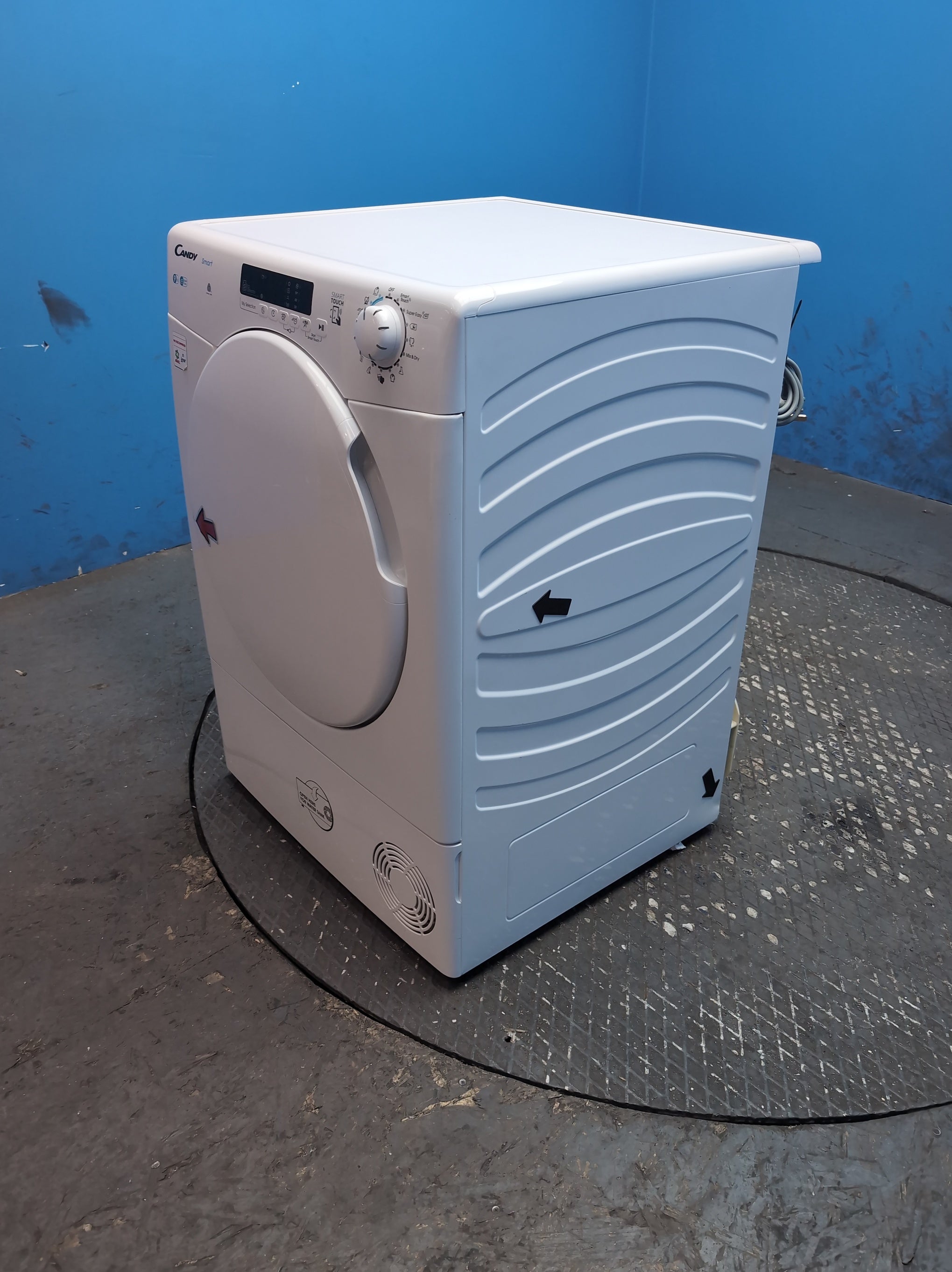 #GRC-164-382 - Candy Smart 9kg Condenser Tumble Dryer – WiFi Connected, White, G Energy Rating