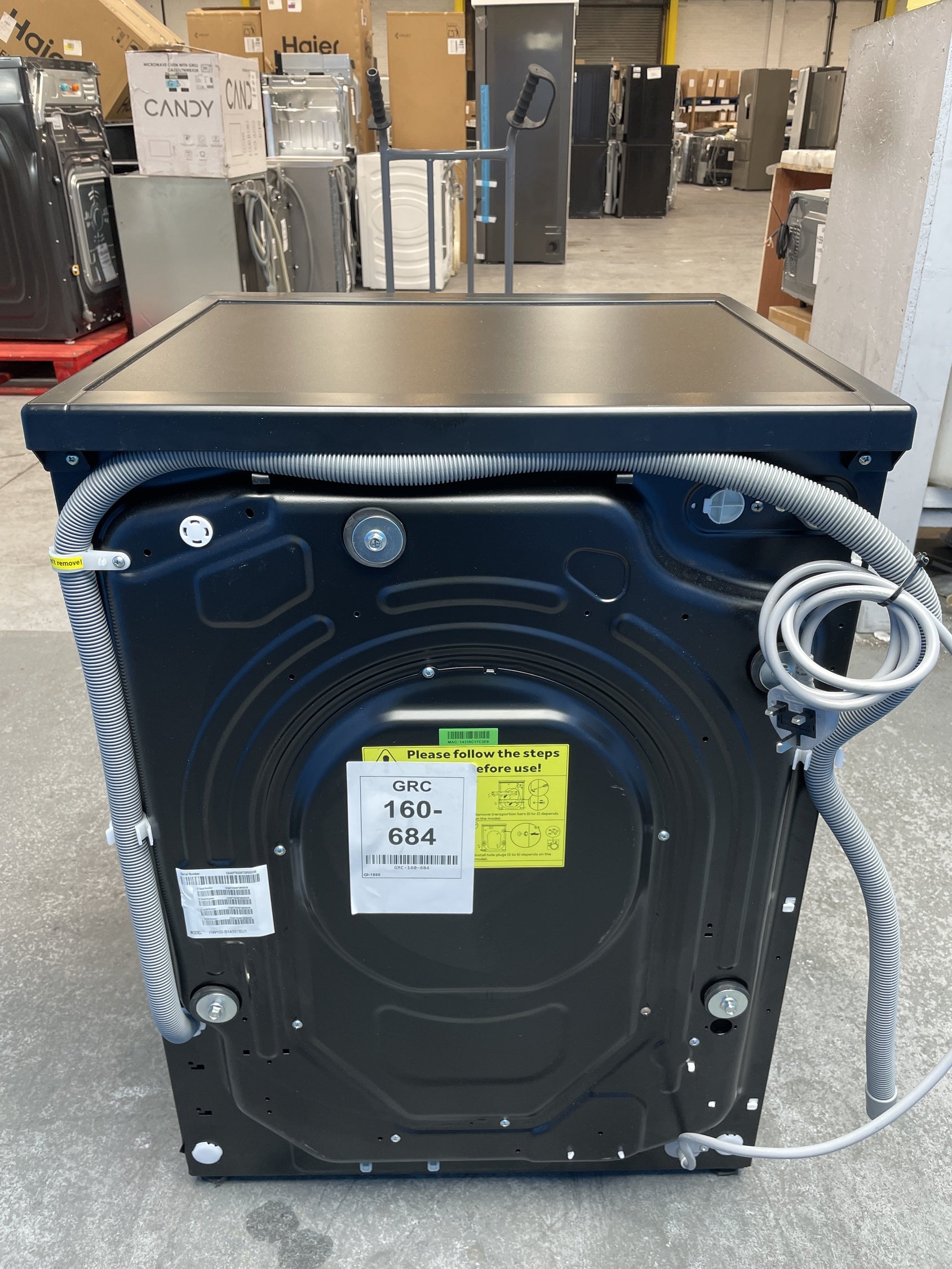 #GRC-160-684 - Haier X Series 9 HW100-B14387BU1 10kg 1400 Spin Washing Machine