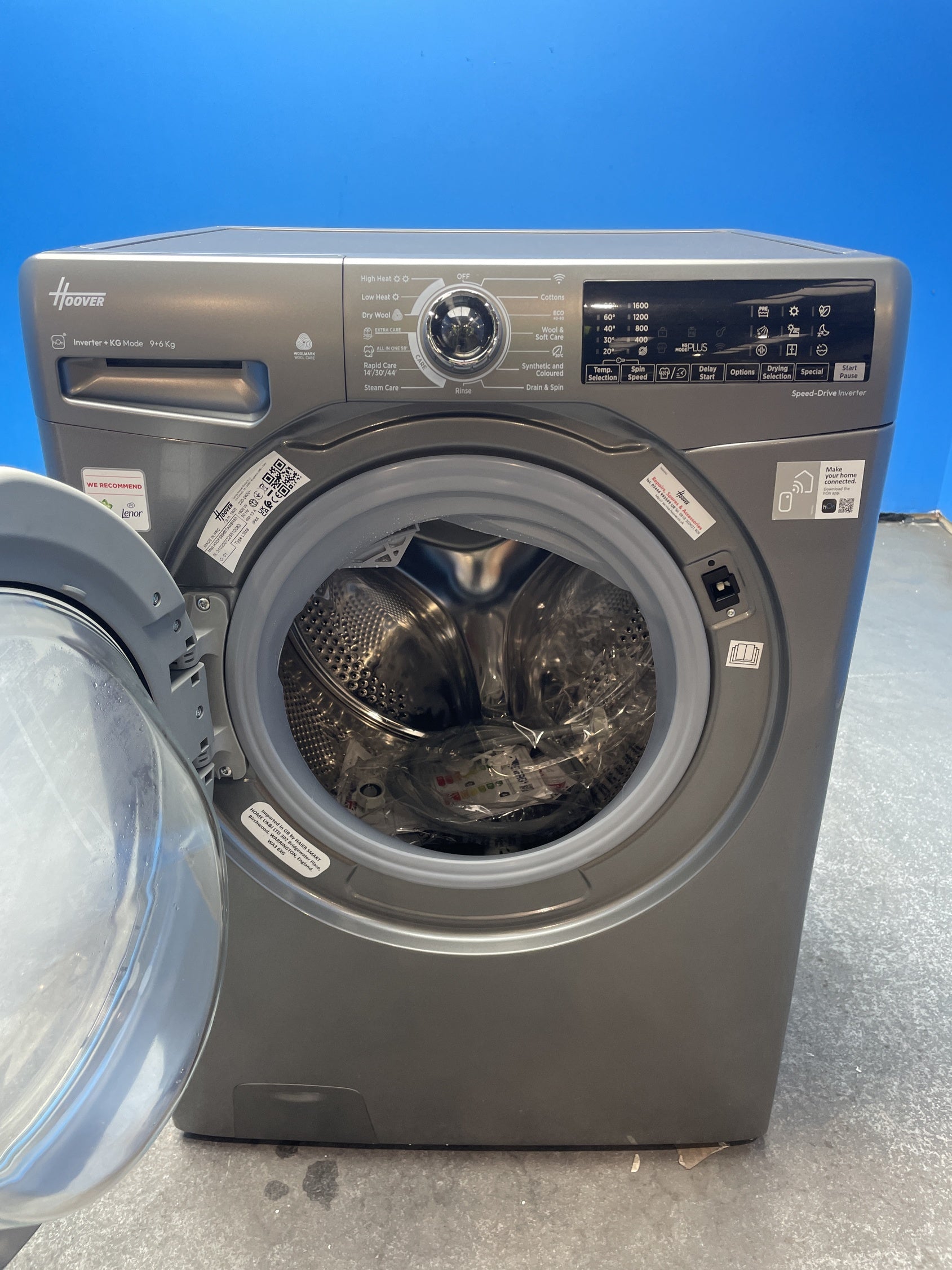 #GRC-160-227 - Hoover H3DPS6966TAMBR 9/6kg 1400 Spin Washer Dryer