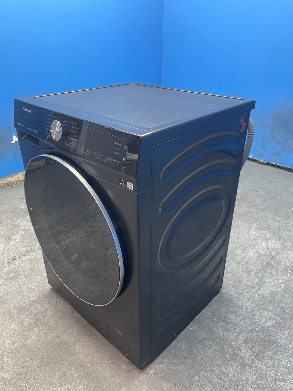 #GRC-163-220 - Hisense WD5S1045BB 10.5/6kg 1400rpm Auto Dosing Washer Dryer