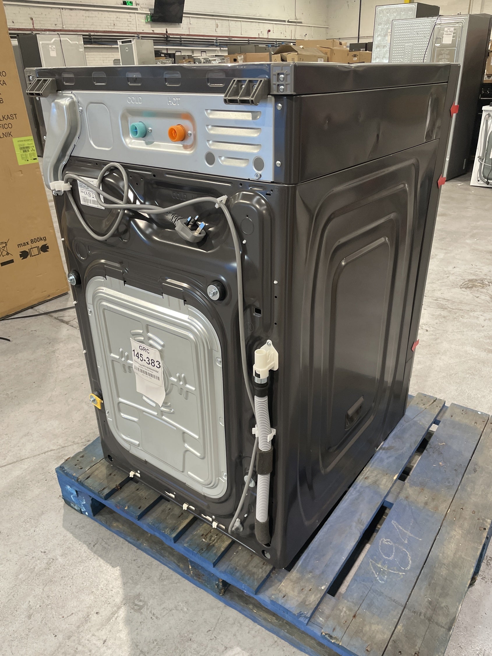 #GRC-145-383 - Samsung WD18DB8995BZ Bespoke AI 18/11kg All-in-One Washer Dryer