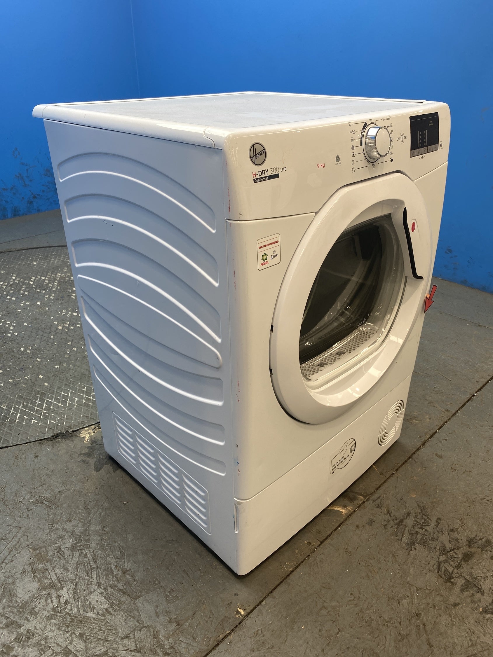 #GRC-156-177 - Hoover H-DRY 300 HLE C9DG 9kg Condenser Tumble Dryer