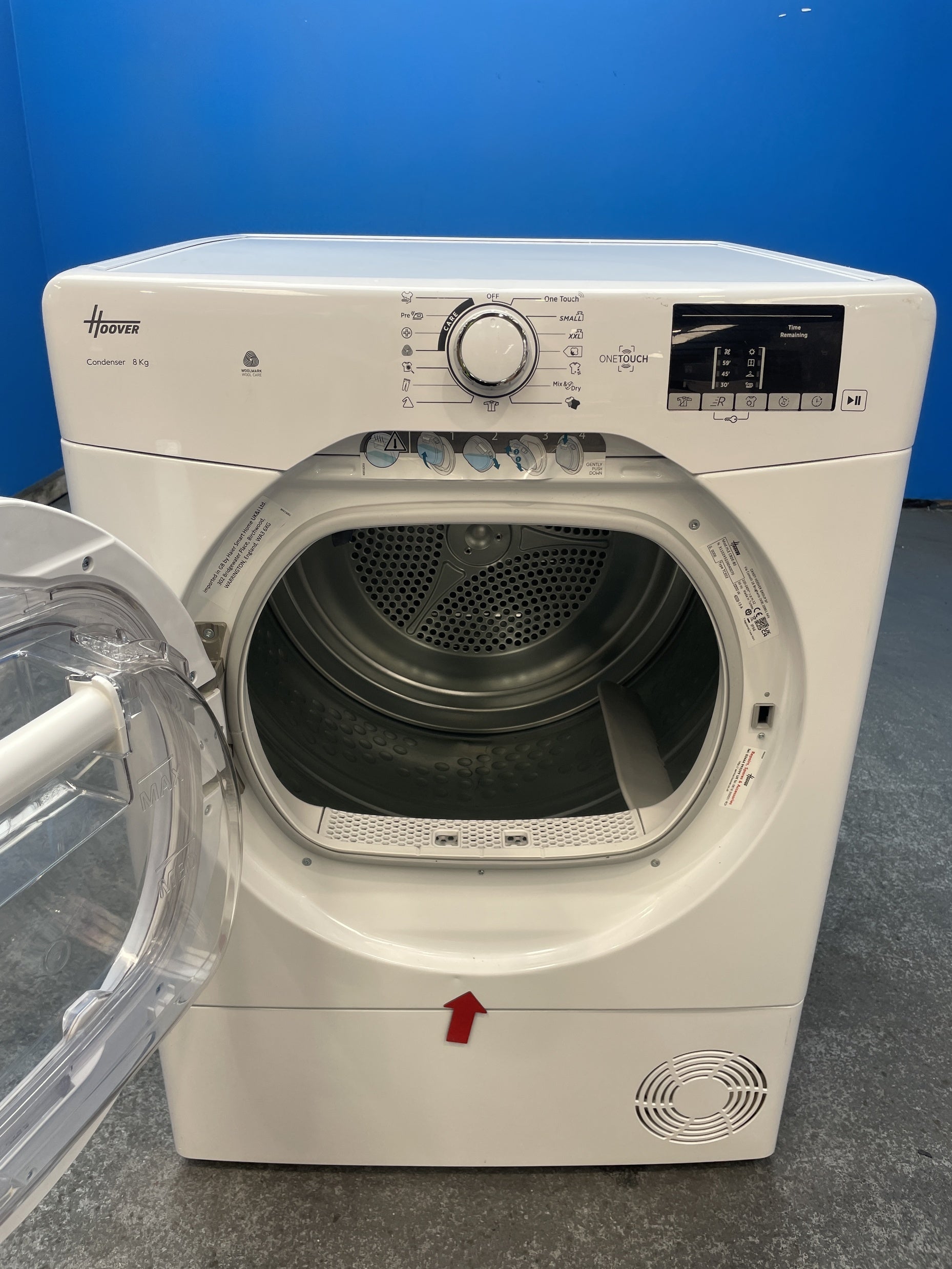 #GRC-159-251 - Hoover HLEC8DE 8kg Condenser Tumble Dryer