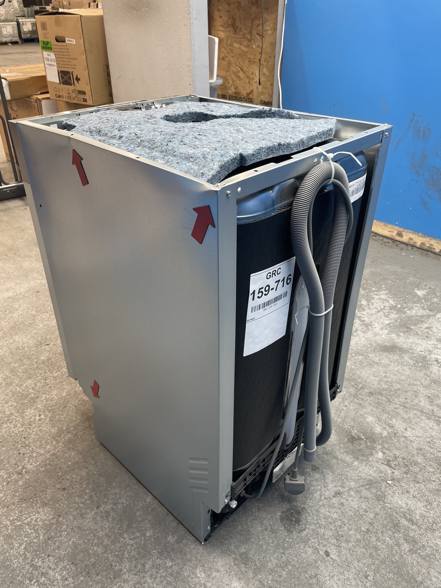 #GRC-159-716 - Hoover HDIH 2T1047‑80 Integrated Slimline 10 Place Setting Dishwasher