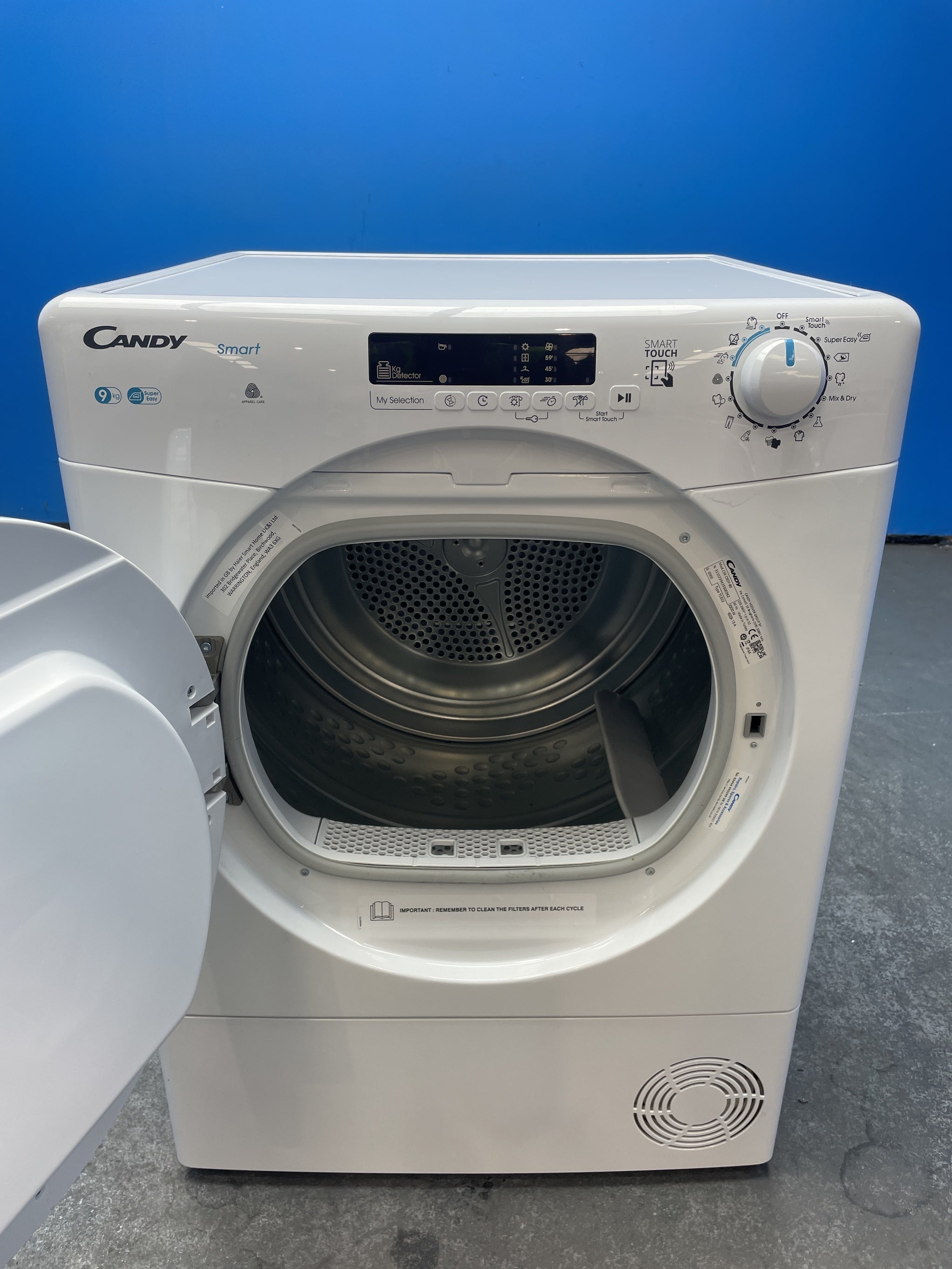 #GRC-161-925 - Candy CSE C9DF 9kg Condenser Smart Pro Tumble Dryer