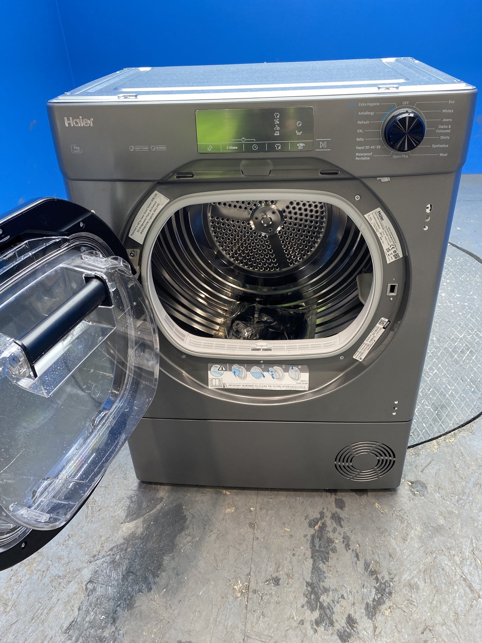 #GRC-144-991 - Haier HDB4 H7A2TBERX80 Integrated 7kg Heat Pump Tumble Dryer