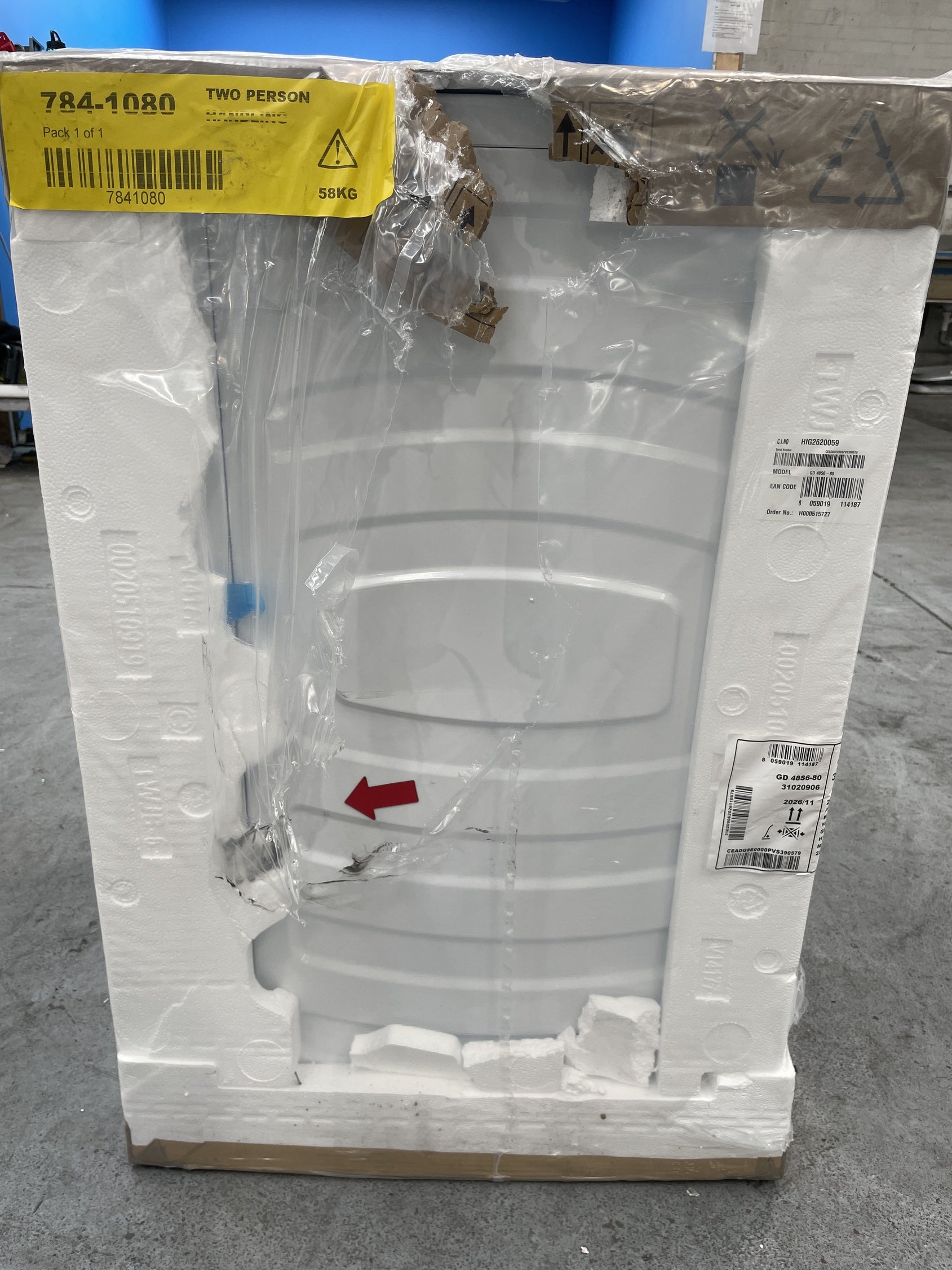 #GRC-158-409 - Candy GD 48S6-80 Quick Pro 8kg 1400 Spin Washing Machine