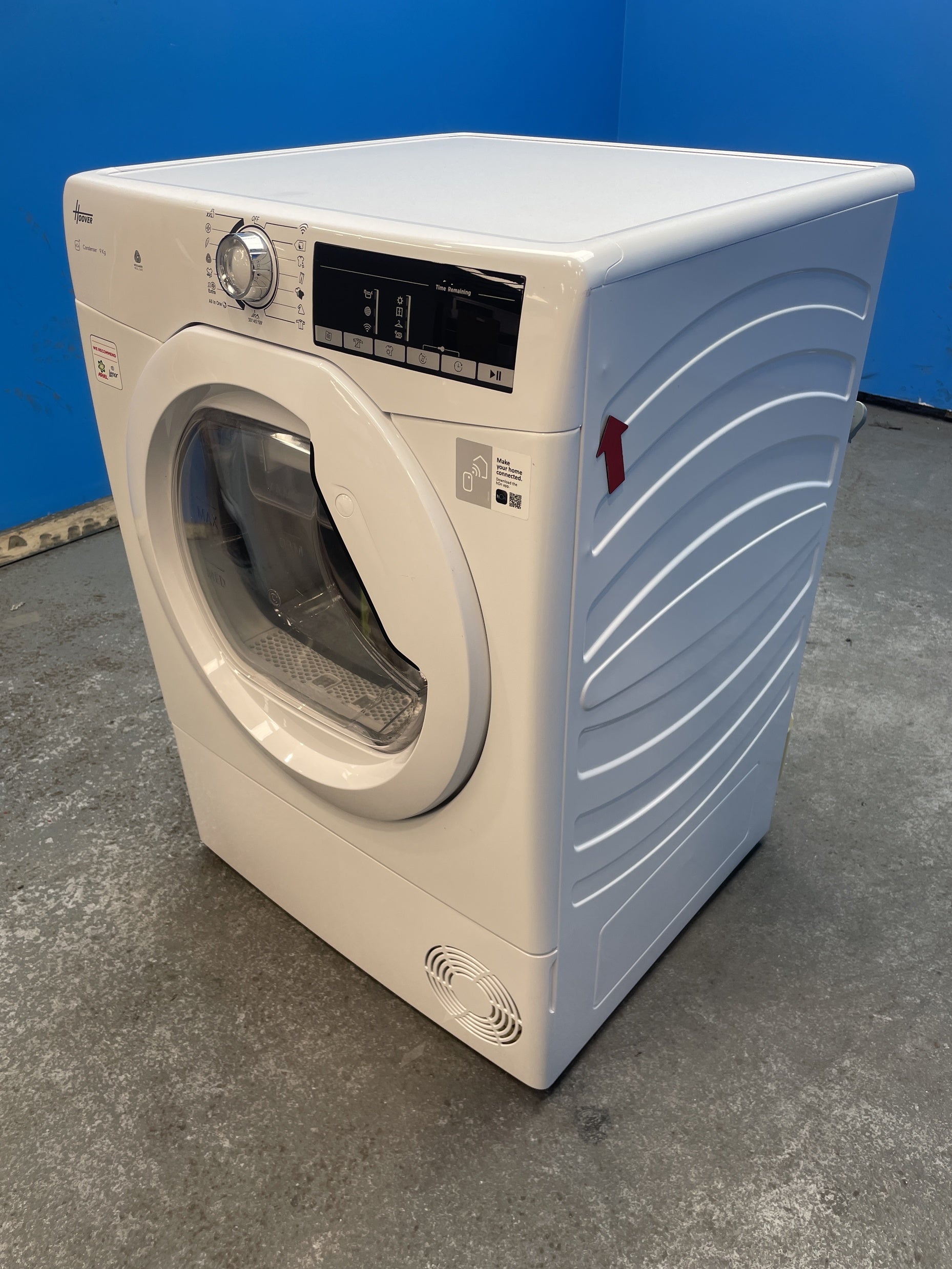 #GRC-154-266 - Hoover HLEC9TE 9kg Condenser Tumble Dryer