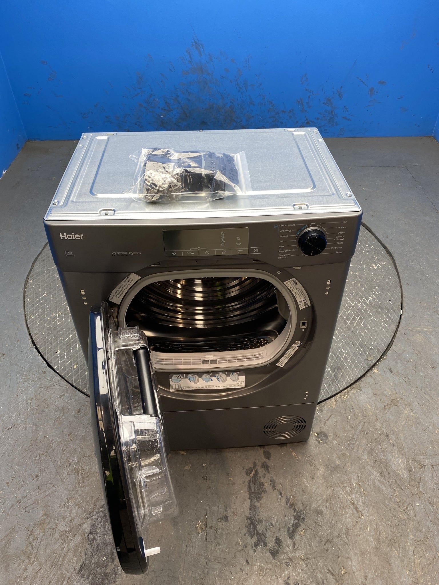#GRC-144-991 - Haier HDB4 H7A2TBERX80 Integrated 7kg Heat Pump Tumble Dryer