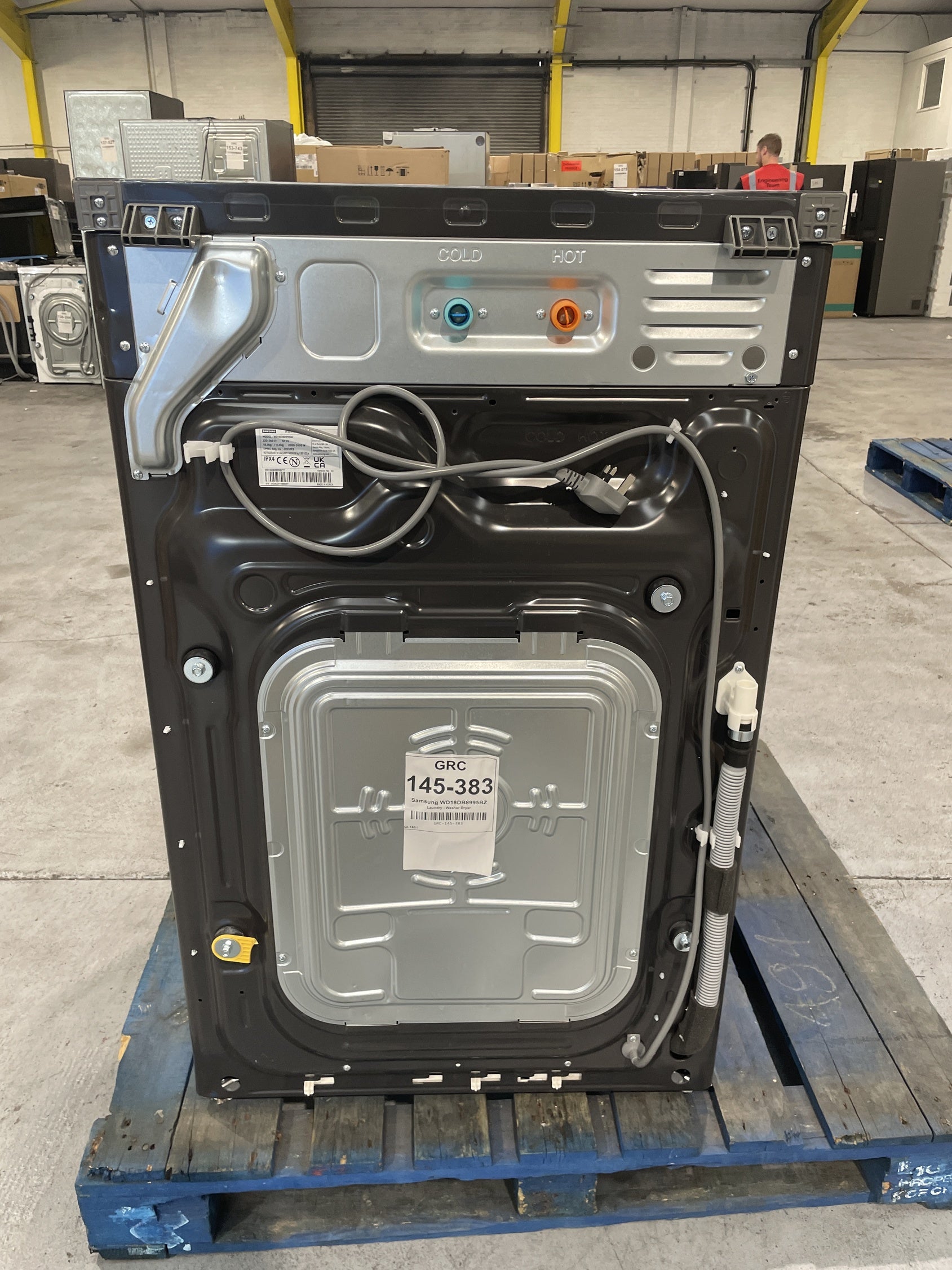 #GRC-145-383 - Samsung WD18DB8995BZ Bespoke AI 18/11kg All-in-One Washer Dryer