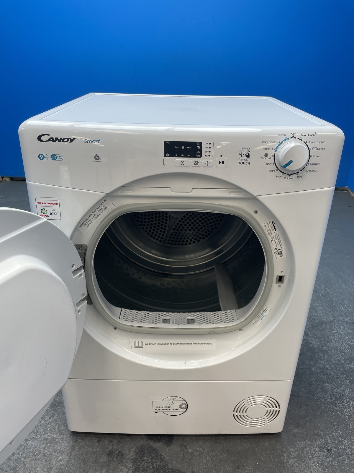 #GRC-163-485 - Candy CSEC9LF-80 9kg Vented Tumble Dryer