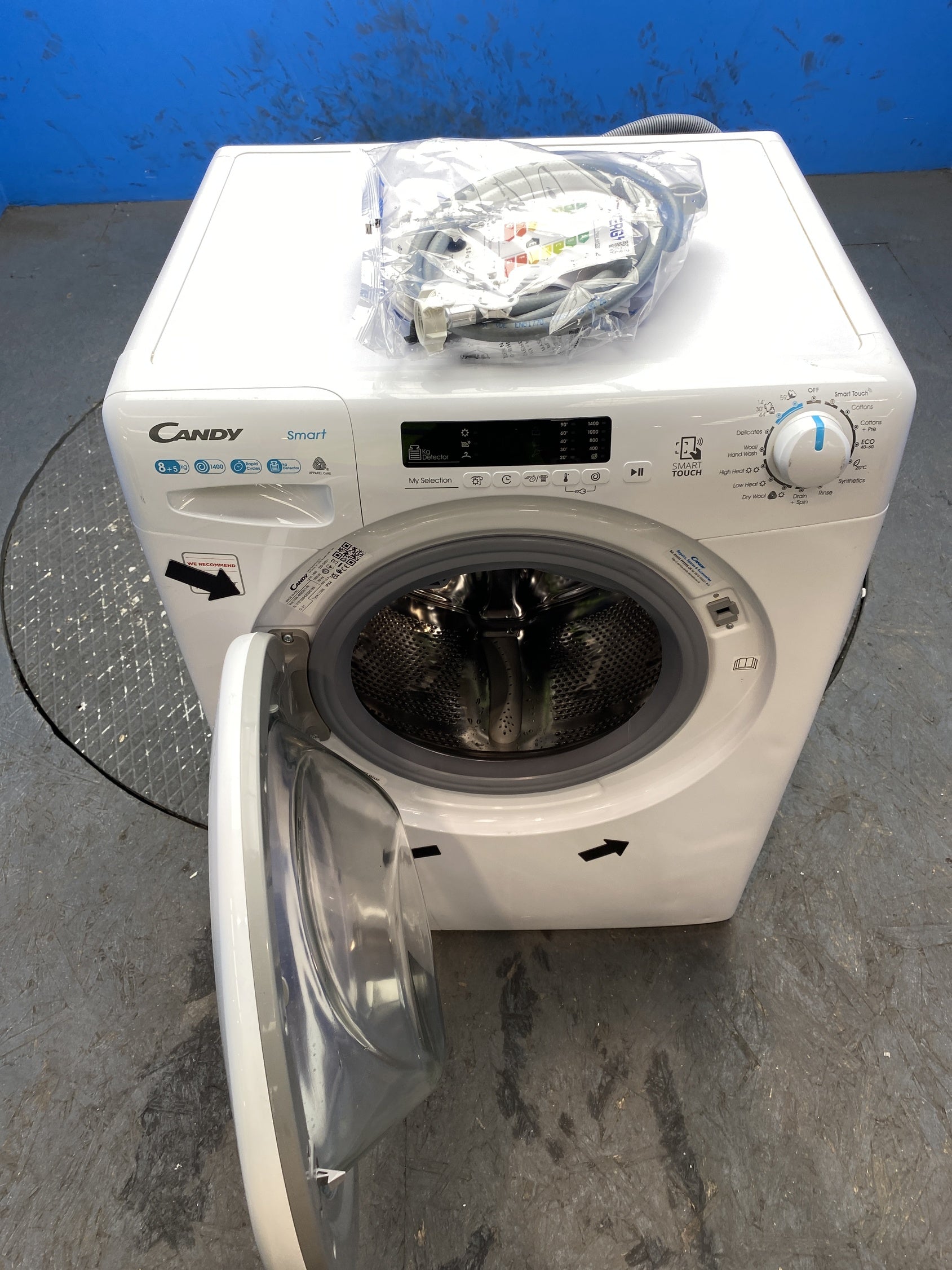 #GRC-145-001 - Candy CSW 4852DE Smart Pro 8kg/5kg 1400 Spin Washer Dryer